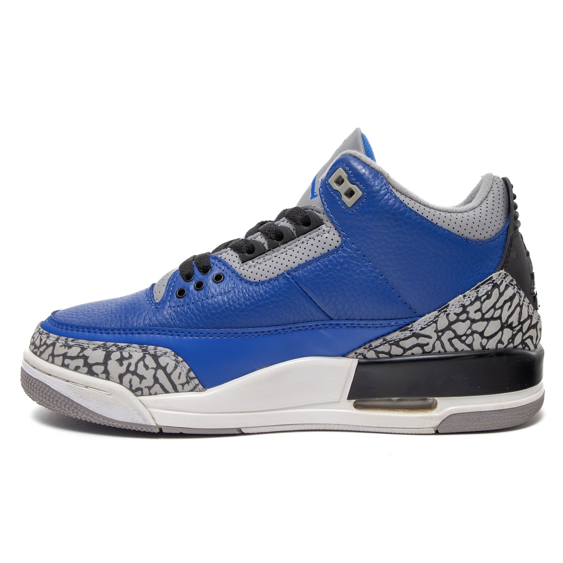 Nike 3 Retro Varsity Royal Cement Size US 8 / EU 41 - 3 Thumbnail
