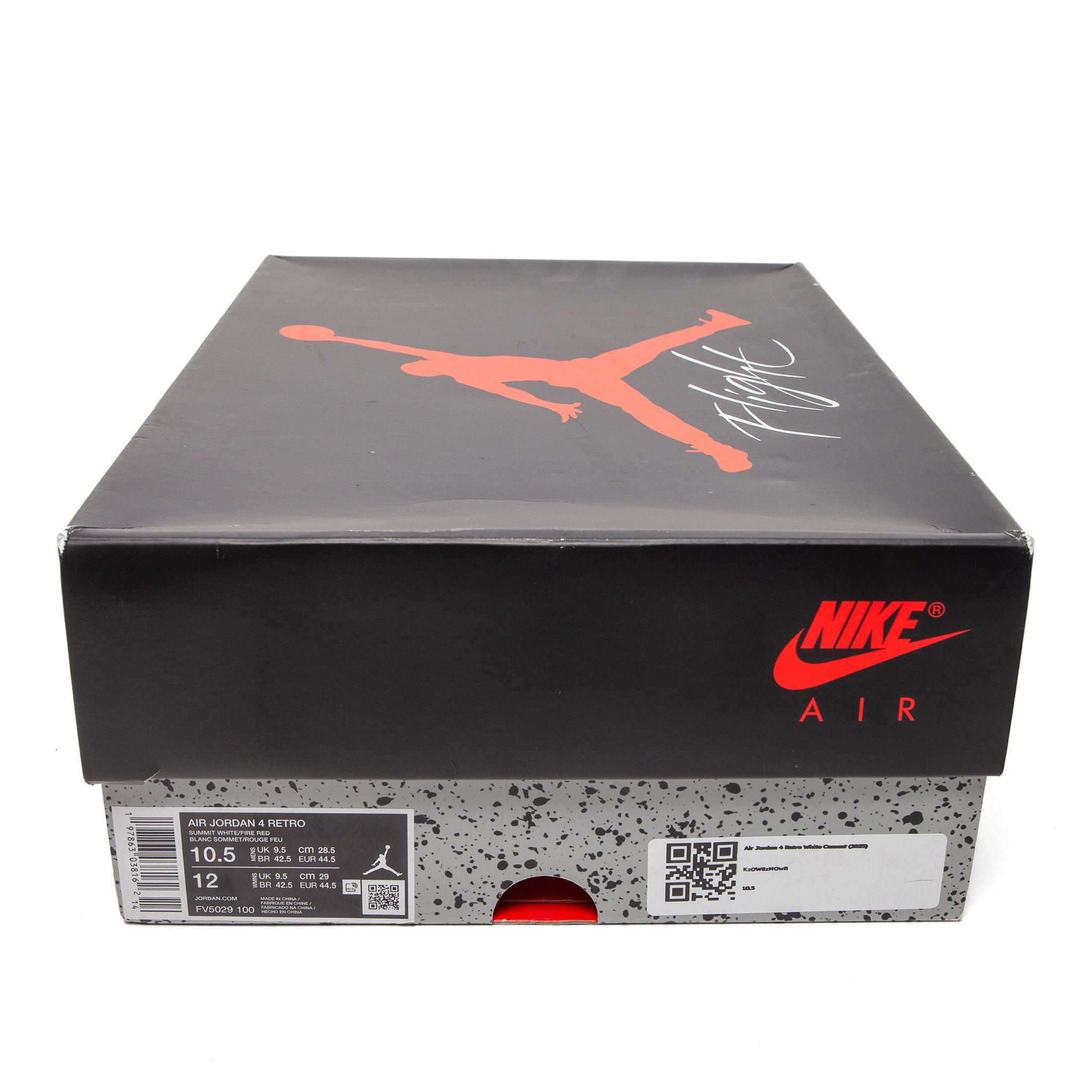 Nike 4 Retro White Cement (2025) Size US 10.5 / EU 43-44 - 9 Thumbnail