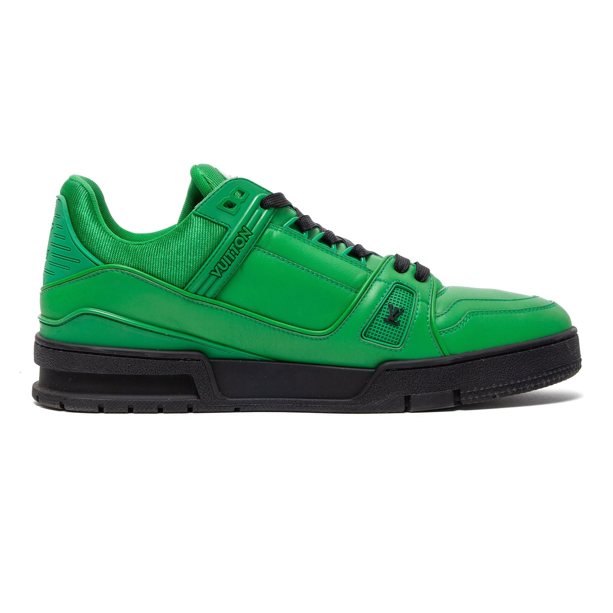 Louis Vuitton LV Trainer Green Black Size US 9 / EU 42 - 4 Thumbnail