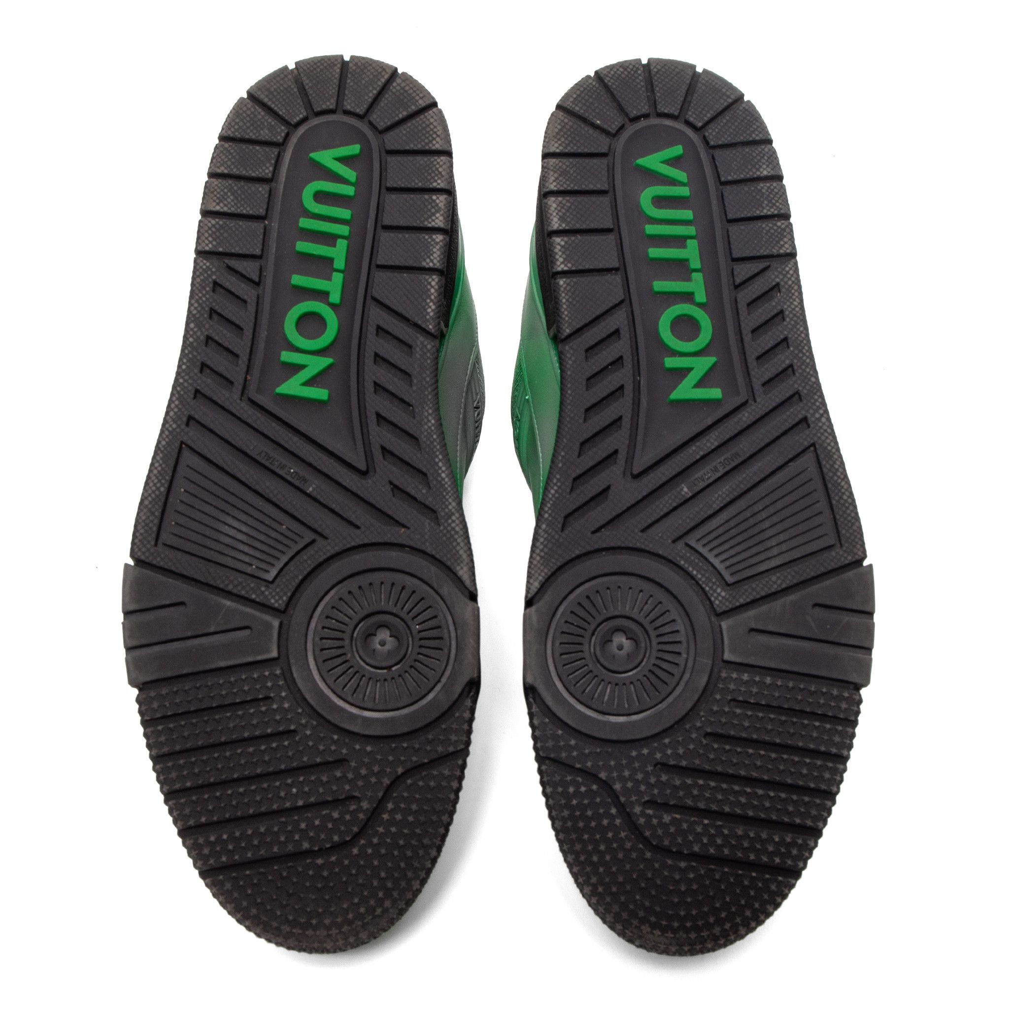 Louis Vuitton LV Trainer Green Black Size US 9 / EU 42 - 7 Thumbnail