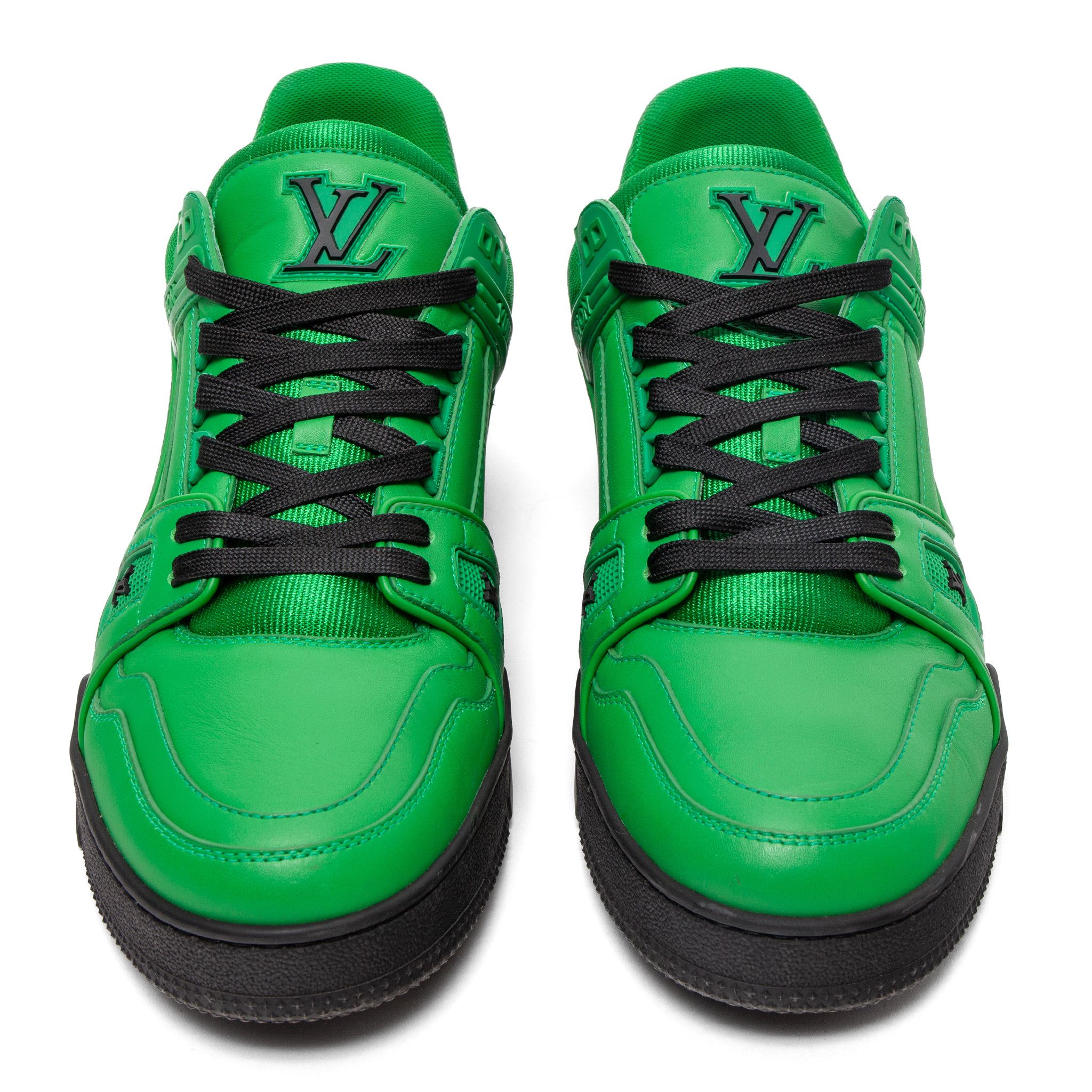 Louis Vuitton LV Trainer Green Black Size US 9 / EU 42 - 5 Thumbnail