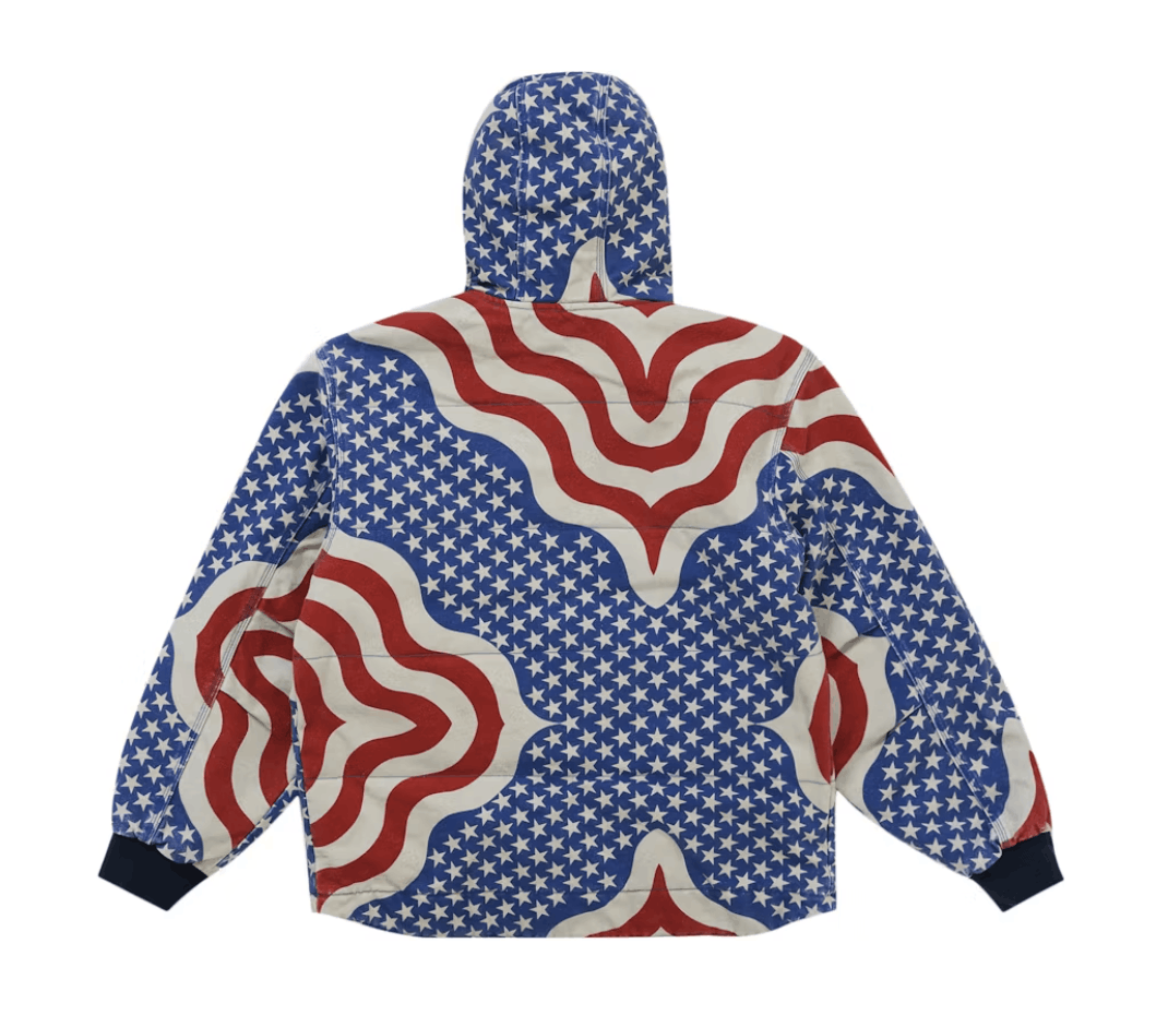 Supreme Flag Quilted Hooded Work Jacket Multicolor Size US S / EU 44-46 / 1 - 2 Thumbnail