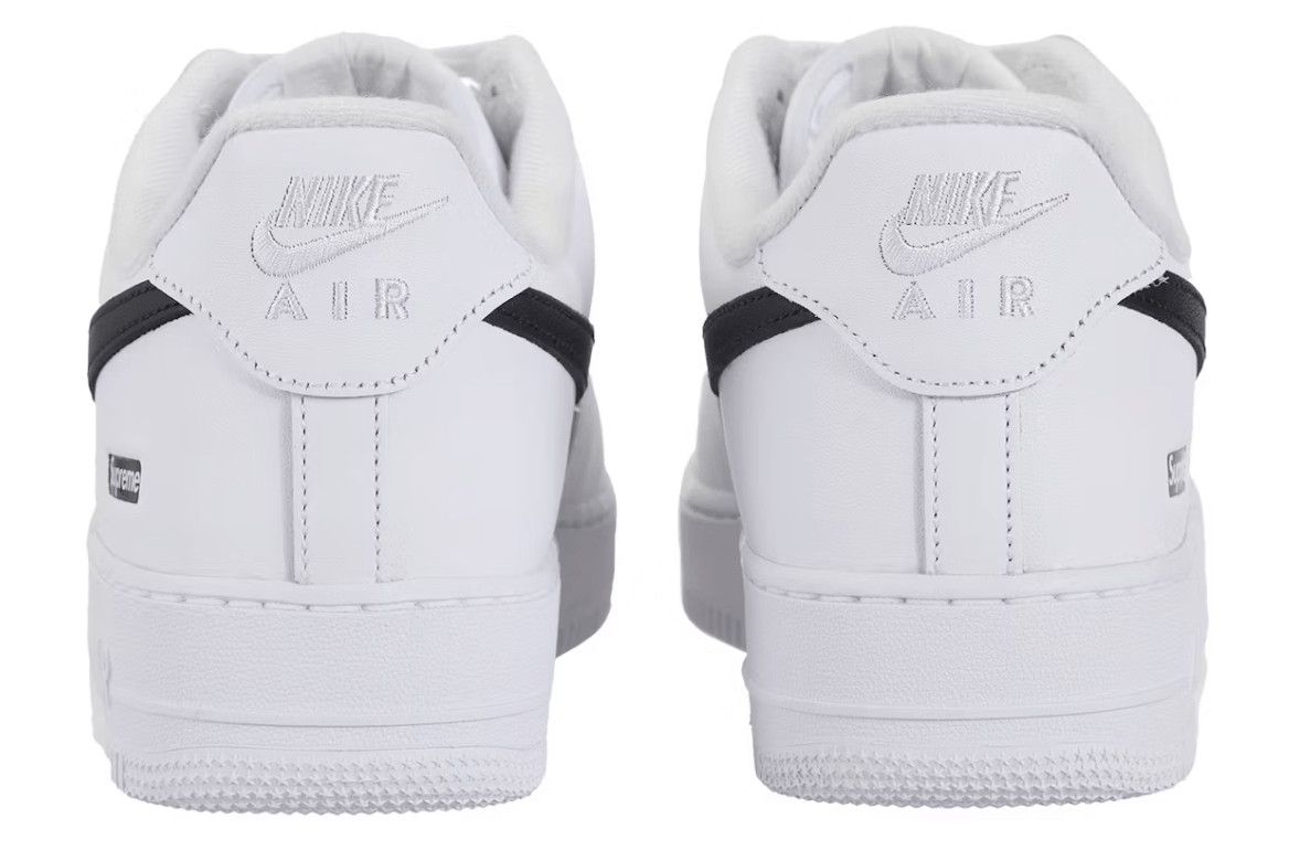 Nike Air Force 1 Low Supreme White Black Size US 8 / EU 41 - 4 Thumbnail