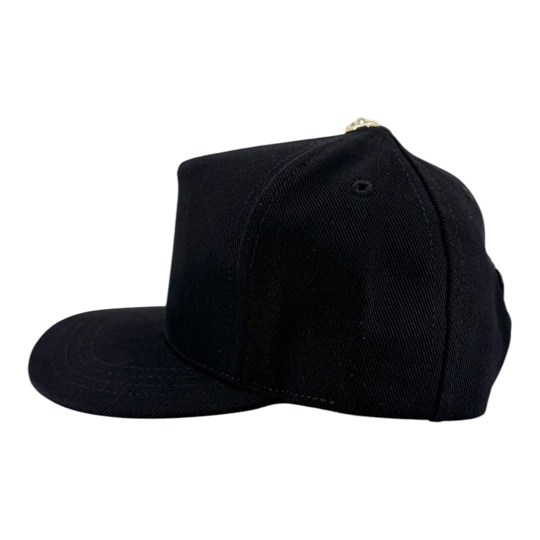 Chrome Hearts Embroidered RS3 Logo Baseball Hat Black White Size ONE SIZE - 4 Thumbnail