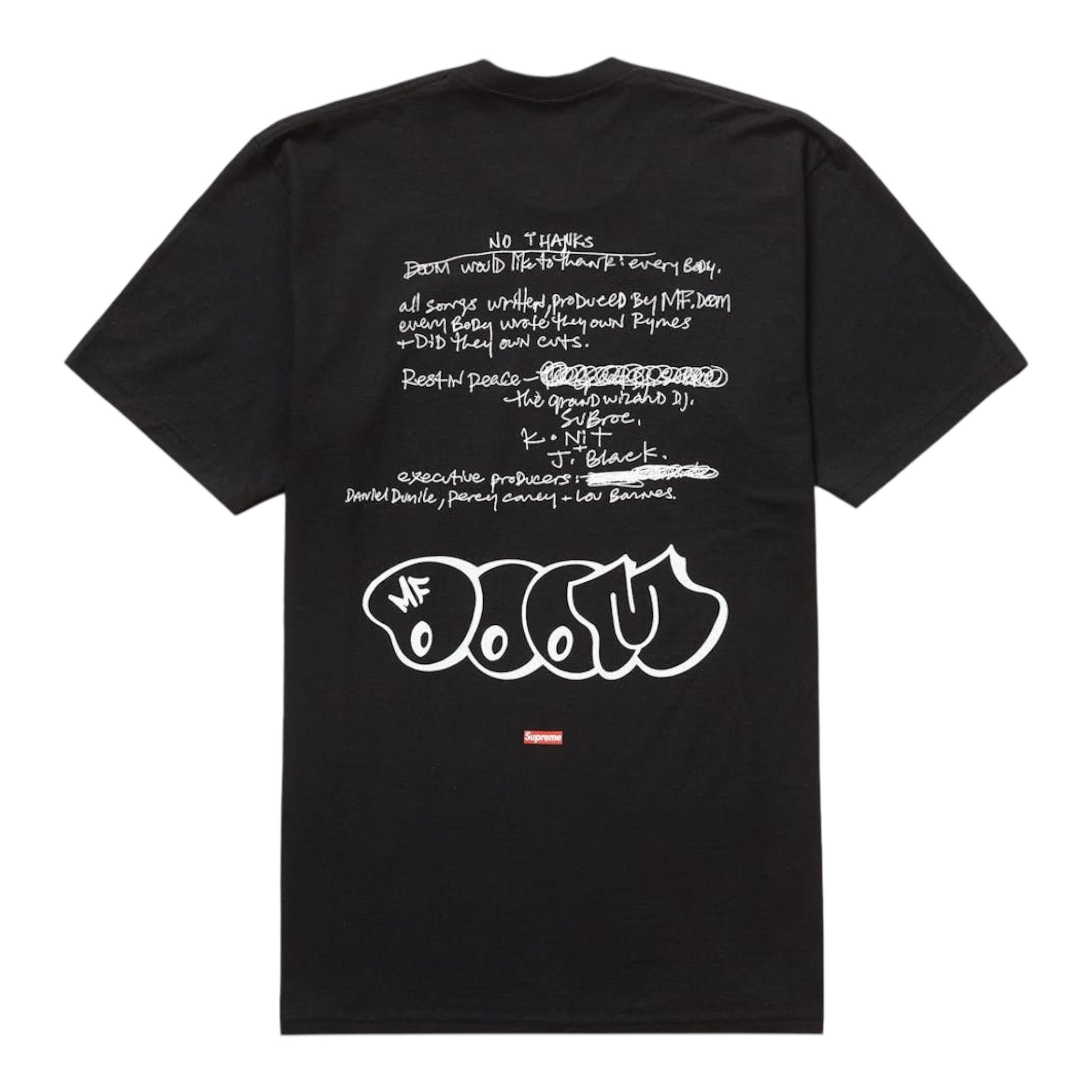 Supreme x MF DOOM Photo Short Sleeve Tee Shirt Black Multi Size US S / EU 44-46 / 1 - 2 Thumbnail