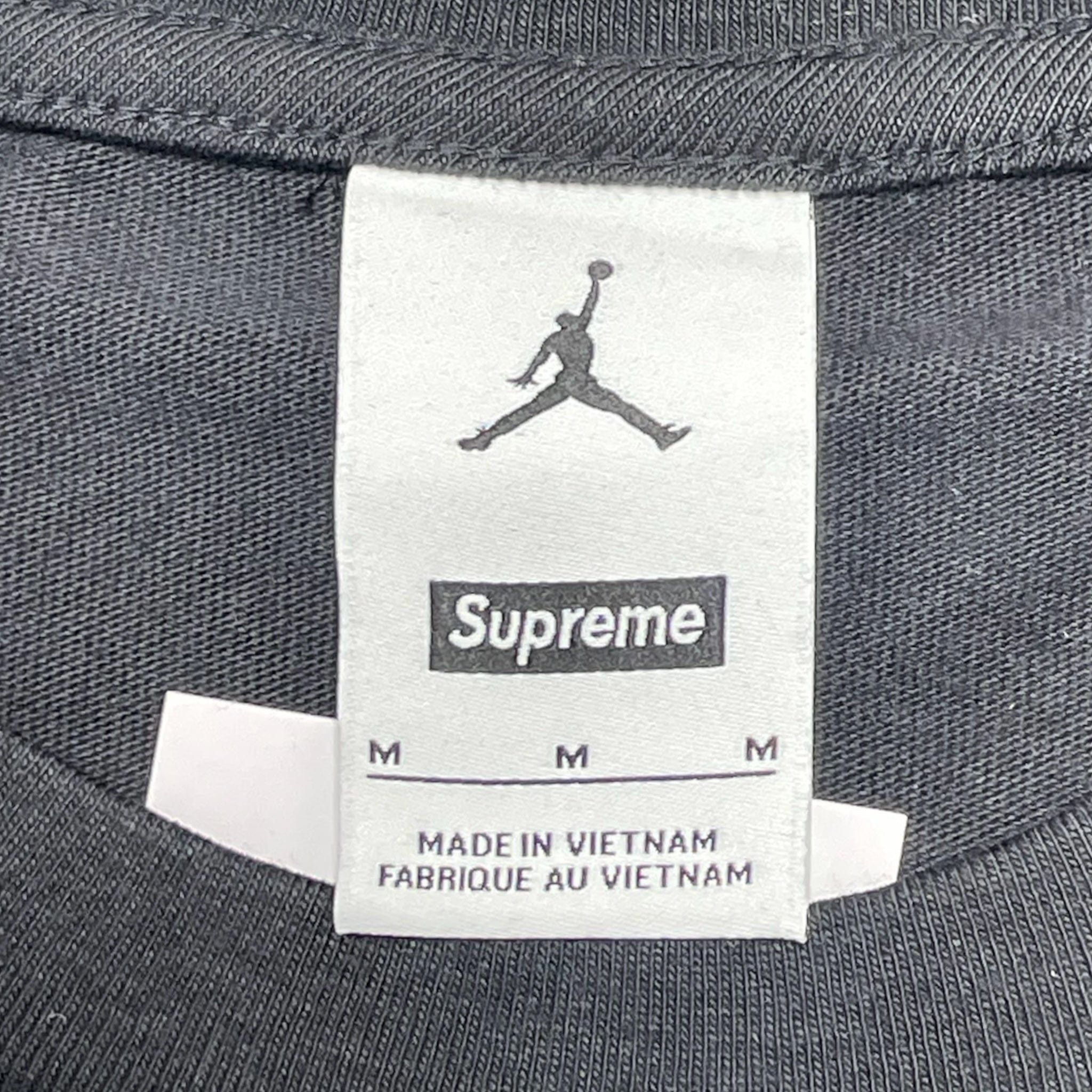 Supreme x Air Jordan Biggie Portrait Short Sleeve Tee Shirt Black M Size US M / EU 48-50 / 2 - 4 Thumbnail