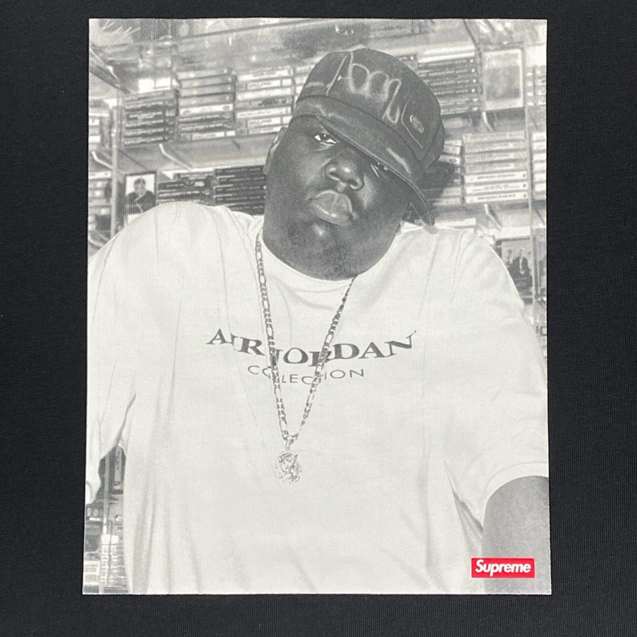 Supreme x Air Jordan Biggie Portrait Short Sleeve Tee Shirt Black M Size US M / EU 48-50 / 2 - 3 Thumbnail