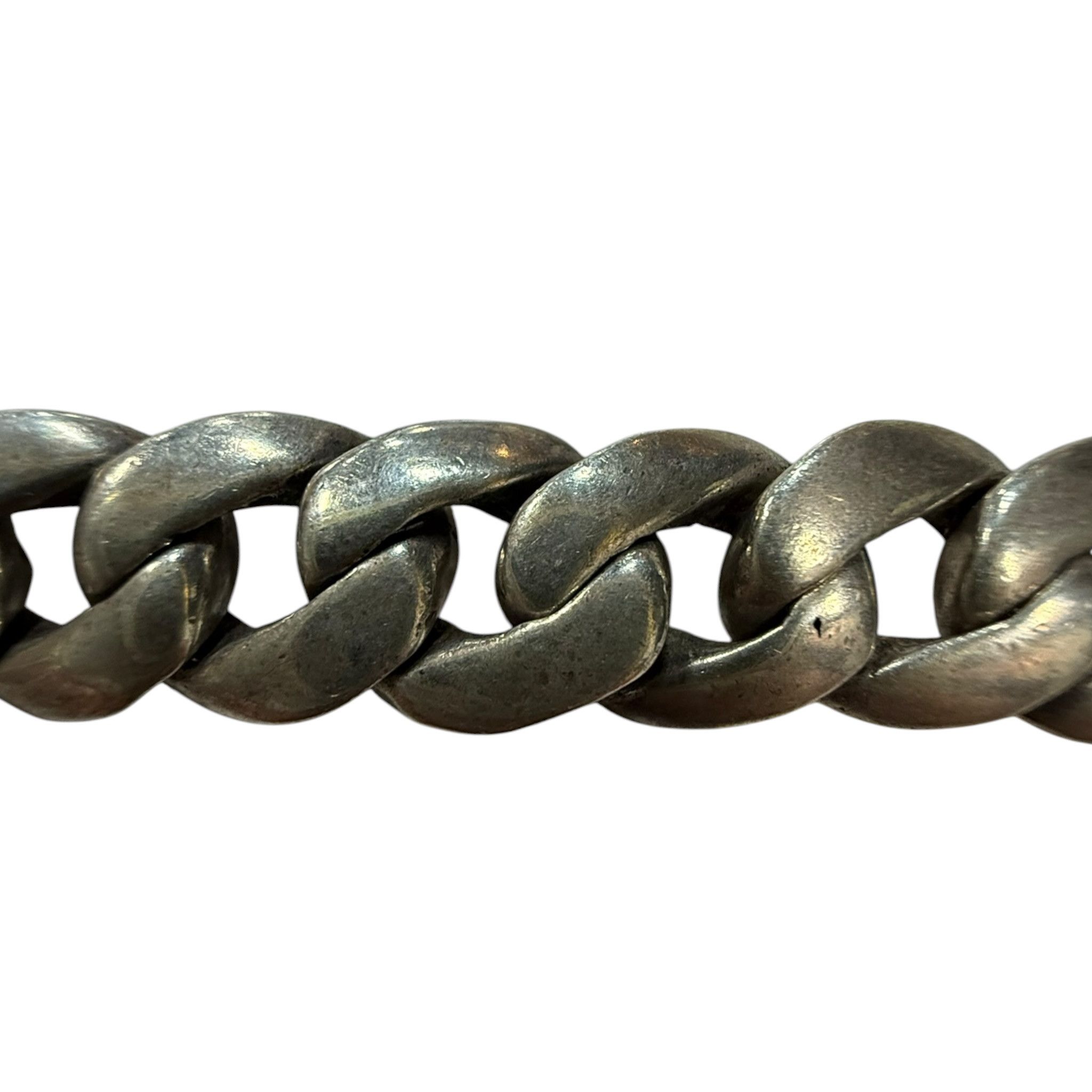 Chrome Hearts Cuban Link Floral ID Bracelet Silver (7 Inch) Size ONE SIZE - 4 Thumbnail