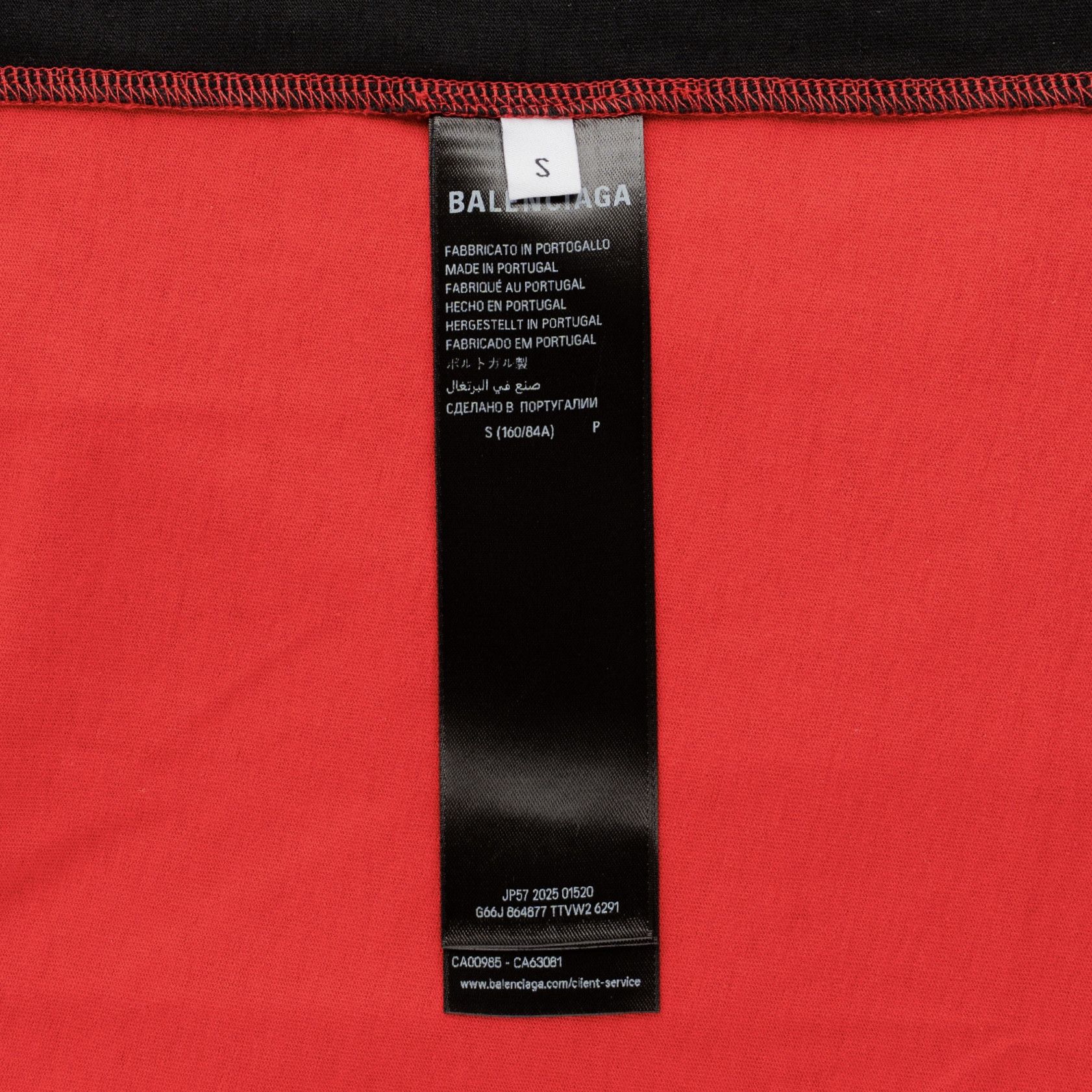 Balenciaga x NBA Oversized Jersey Long Sleeve Red Black White Size US S / EU 44-46 / 1 - 7 Thumbnail