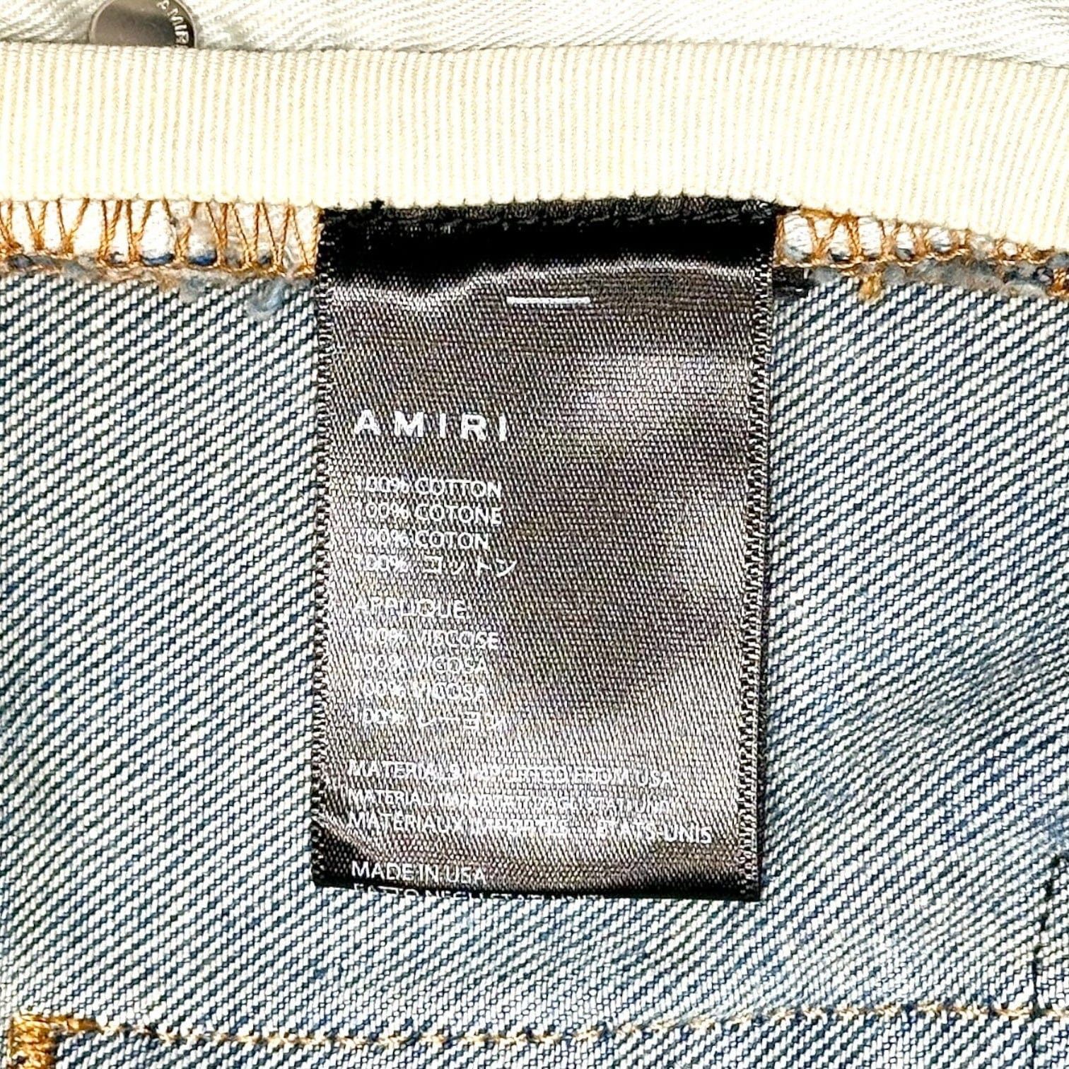 Amiri Amiri x Chemist Leather Star Jeans Clay Indigo Size US 38 / EU 54 - 6 Thumbnail