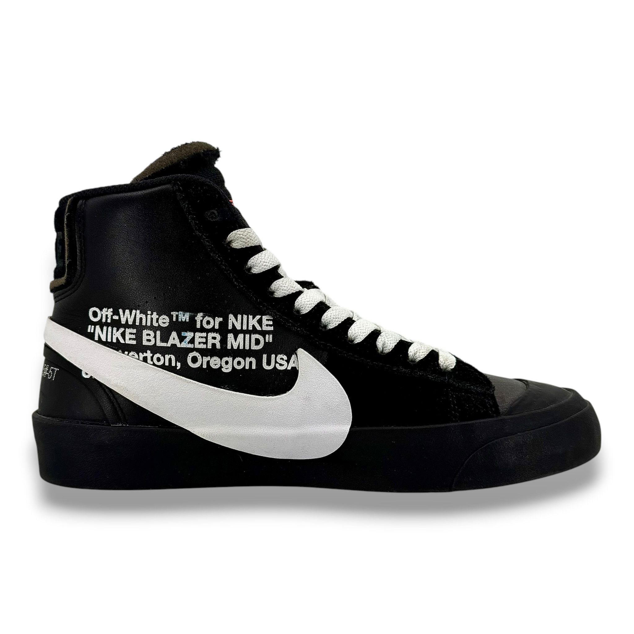 Nike Blazer Mid Off-White Grim Reaper Size US 5.5 / EU 38 - 4 Thumbnail