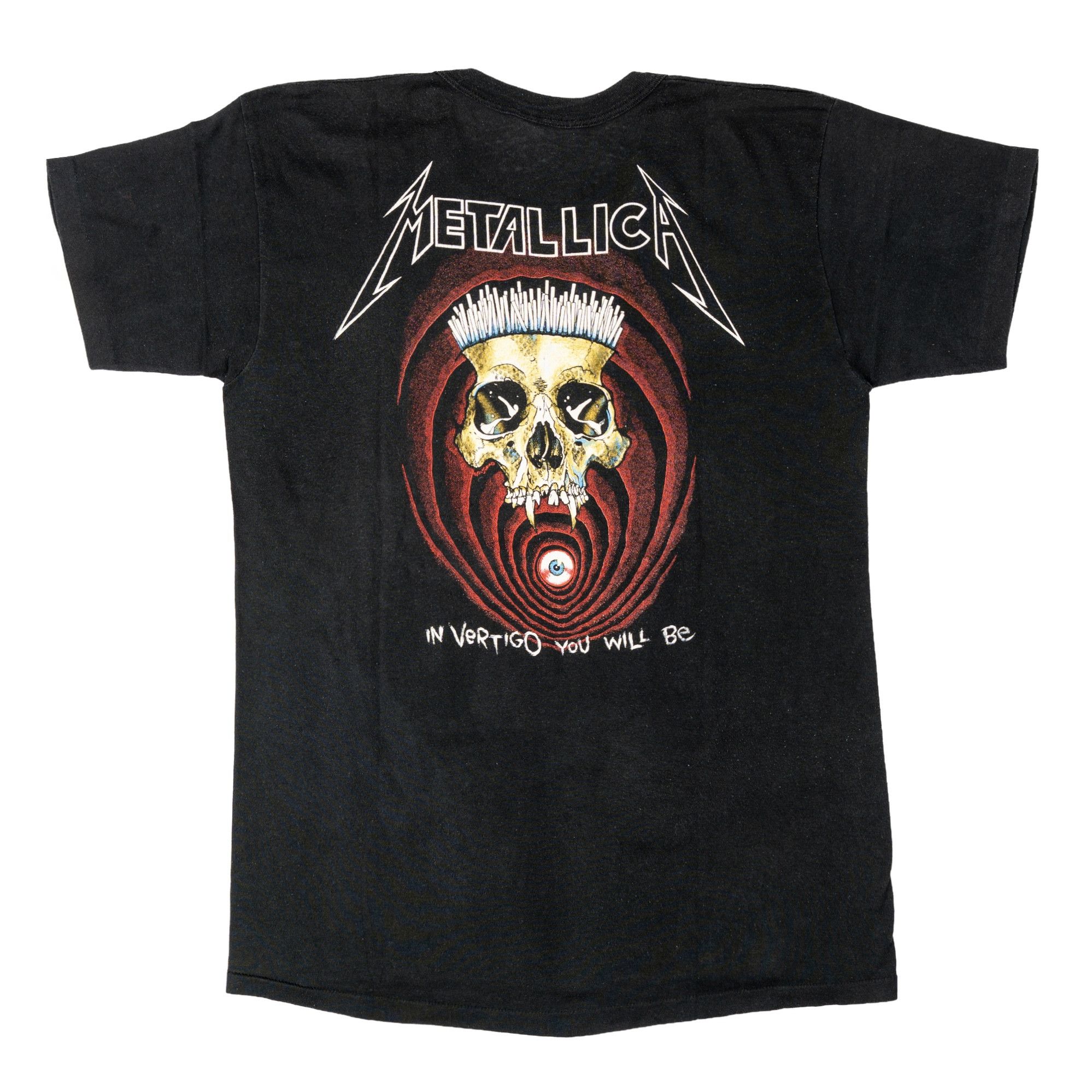 Vintage 1988 Metallica In Vertigo You Will Be Short Sleeve Tee Shir Size US XL / EU 56 / 4 - 2 Thumbnail