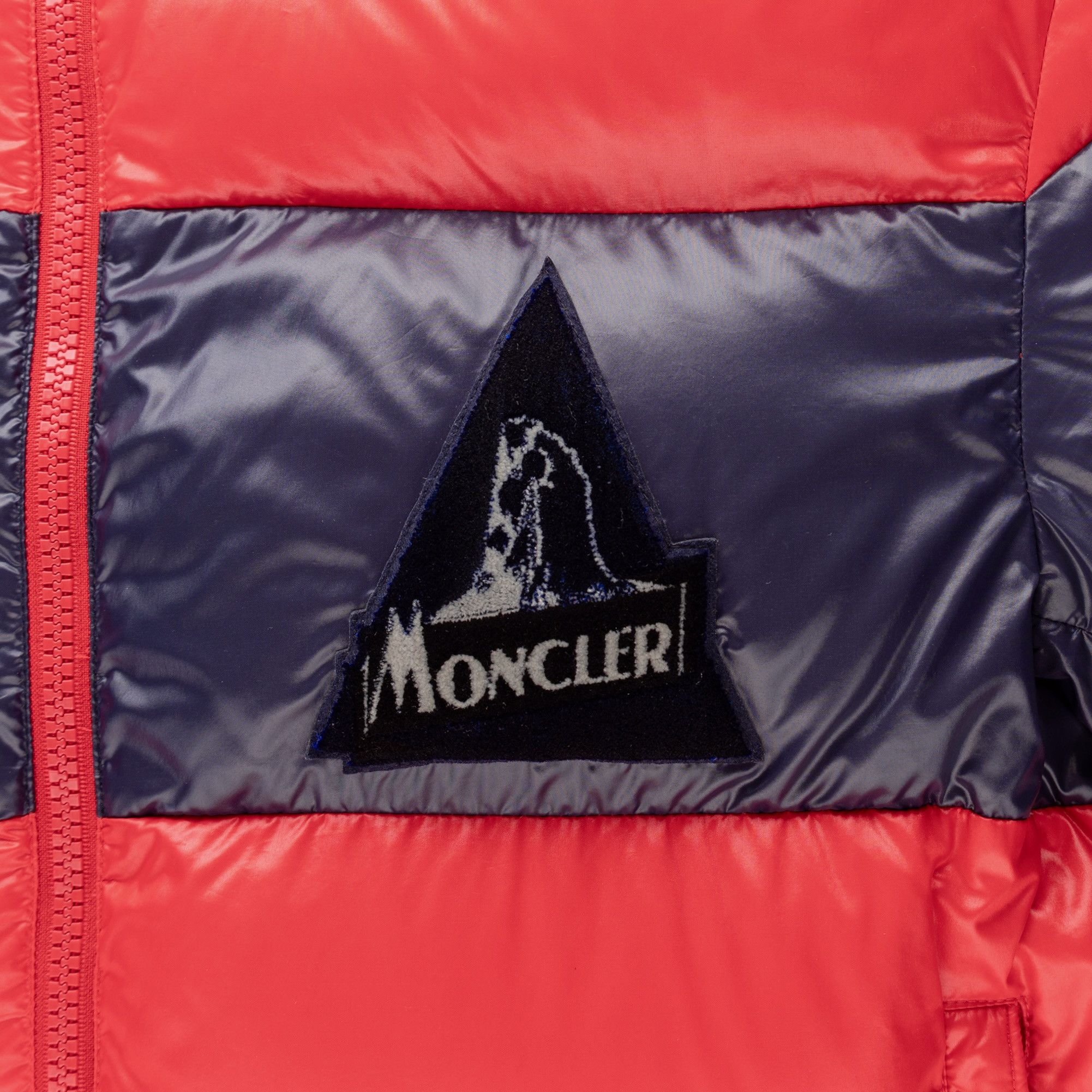 Moncler Gary Short Down Jacket Red Navy Blue White Size US XXL / EU 58 / 5 - 4 Thumbnail