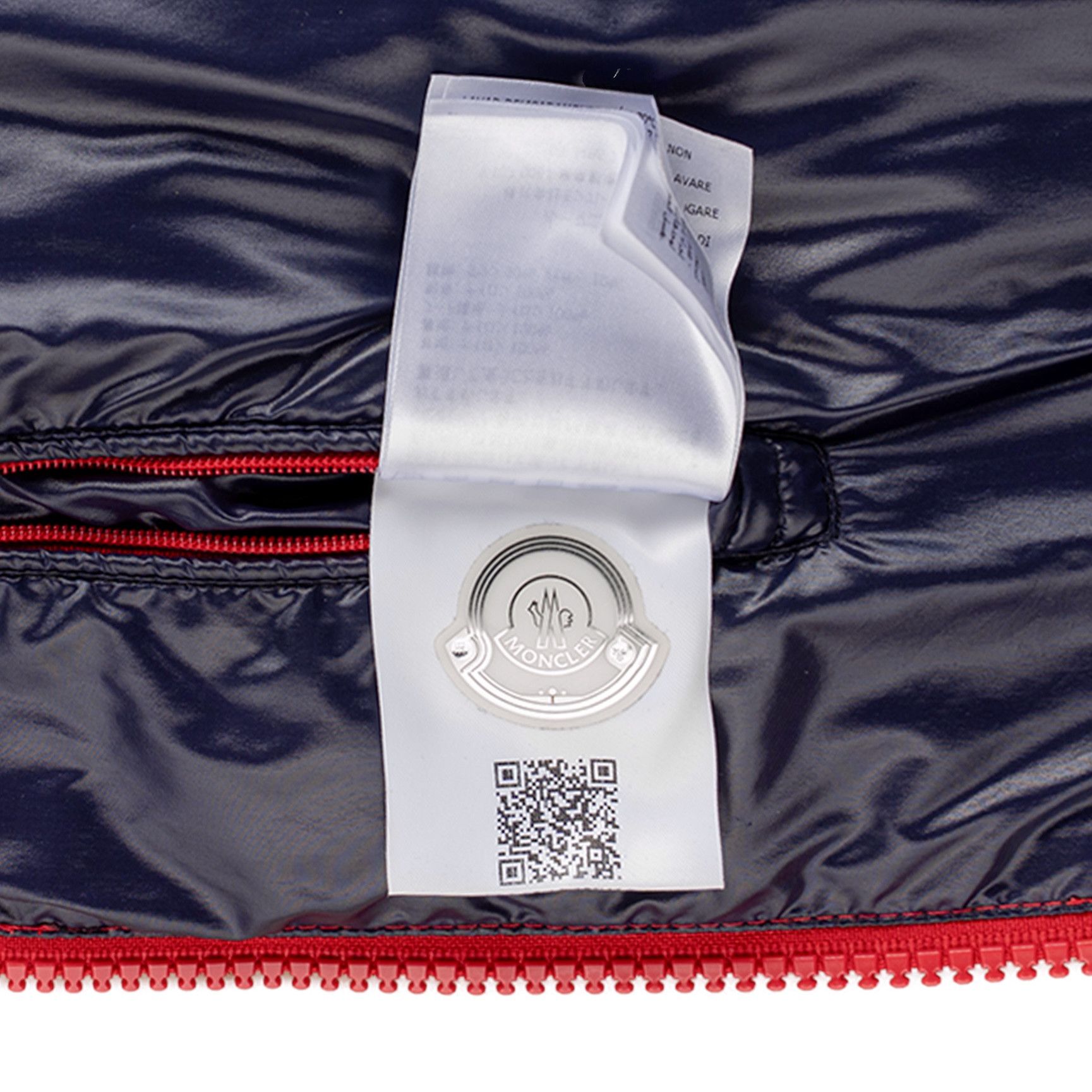 Moncler Gary Short Down Jacket Red Navy Blue White Size US XXL / EU 58 / 5 - 10 Thumbnail