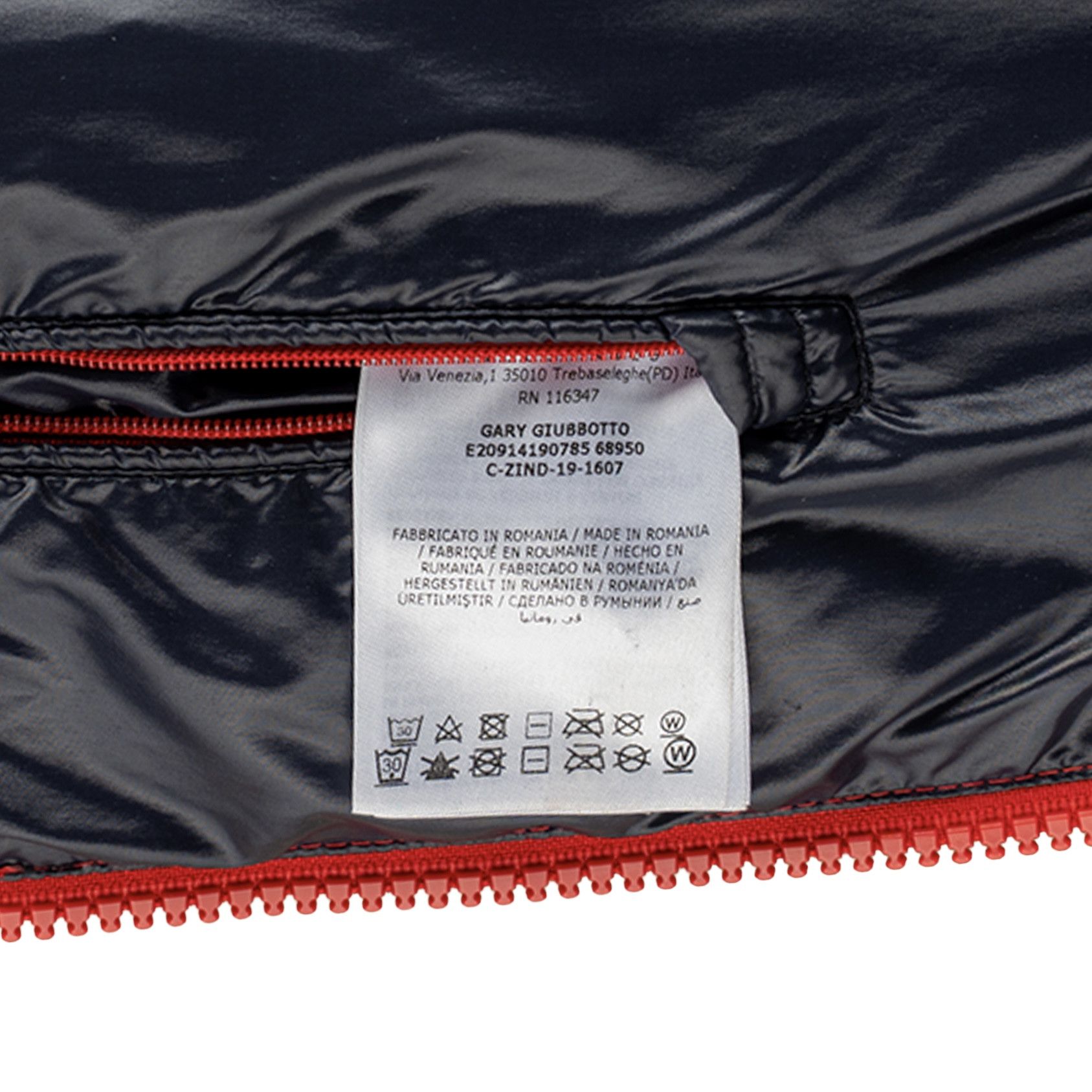 Moncler Gary Short Down Jacket Red Navy Blue White Size US XXL / EU 58 / 5 - 9 Thumbnail