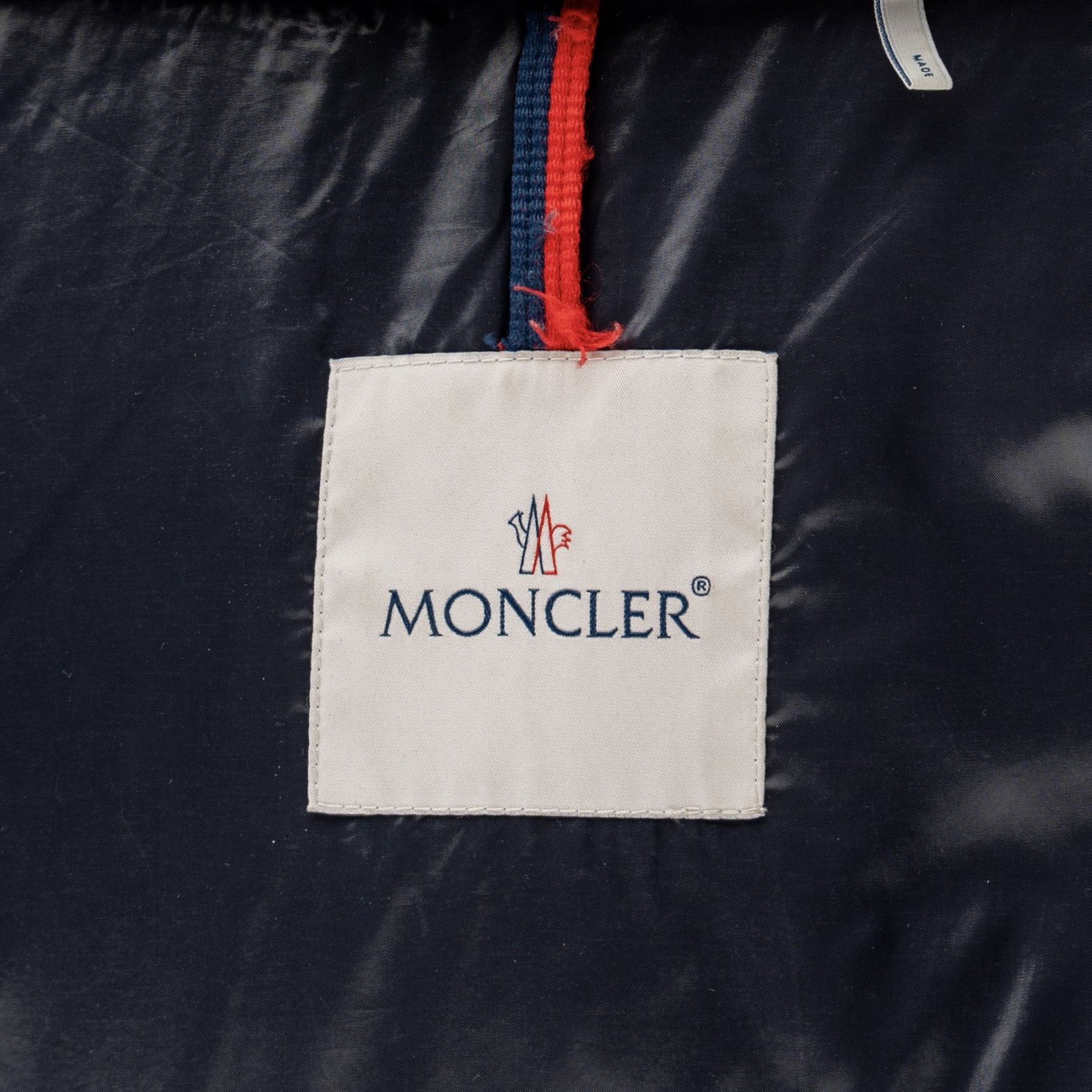 Moncler Gary Short Down Jacket Red Navy Blue White Size US XXL / EU 58 / 5 - 6 Thumbnail
