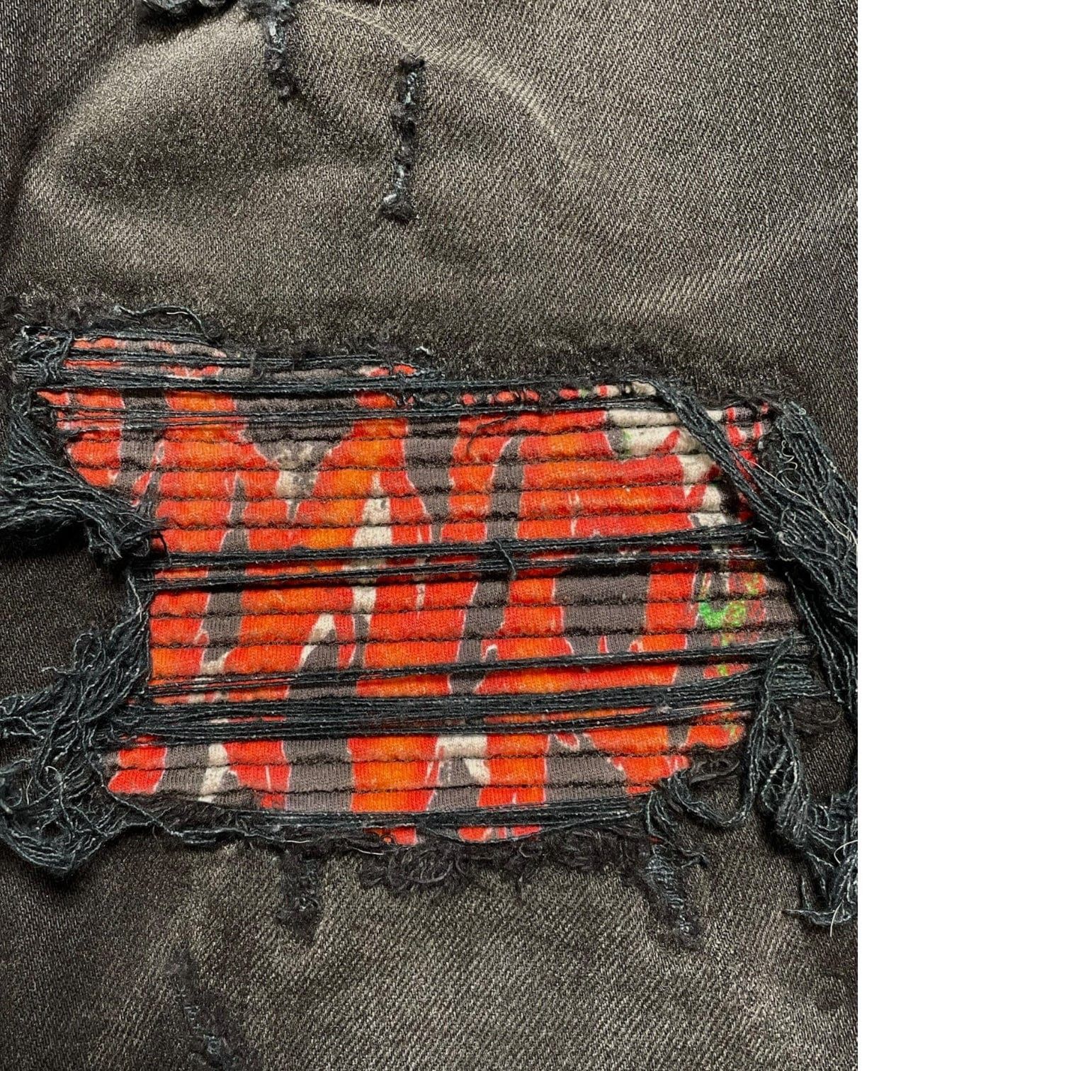 Amiri Amiri MX1 Vintage Tee Animation Patch Jeans Aged Black Multi Size US 29 - 3 Thumbnail