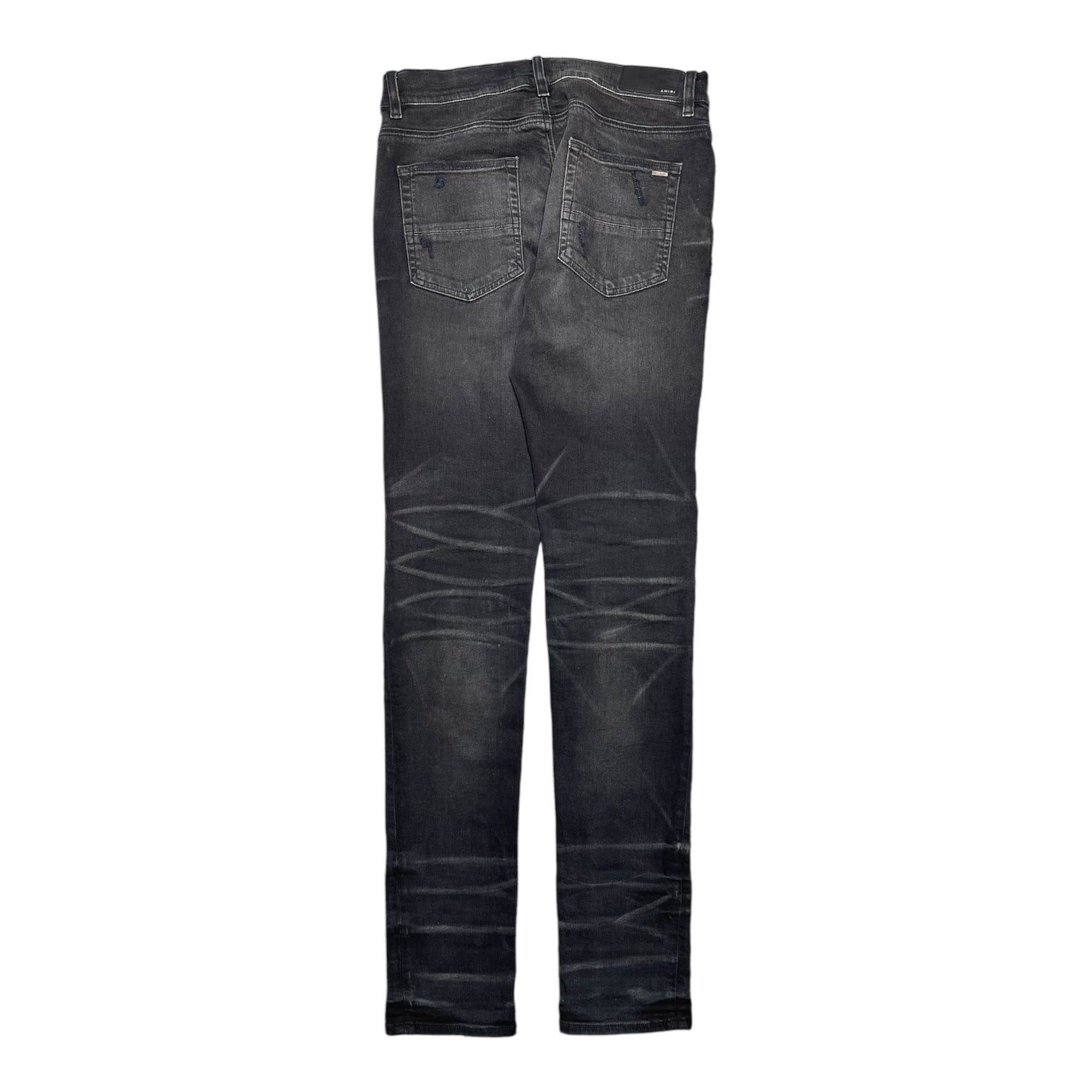 Amiri Amiri MX1 Vintage Tee Animation Patch Jeans Aged Black Multi Size US 29 - 2 Thumbnail