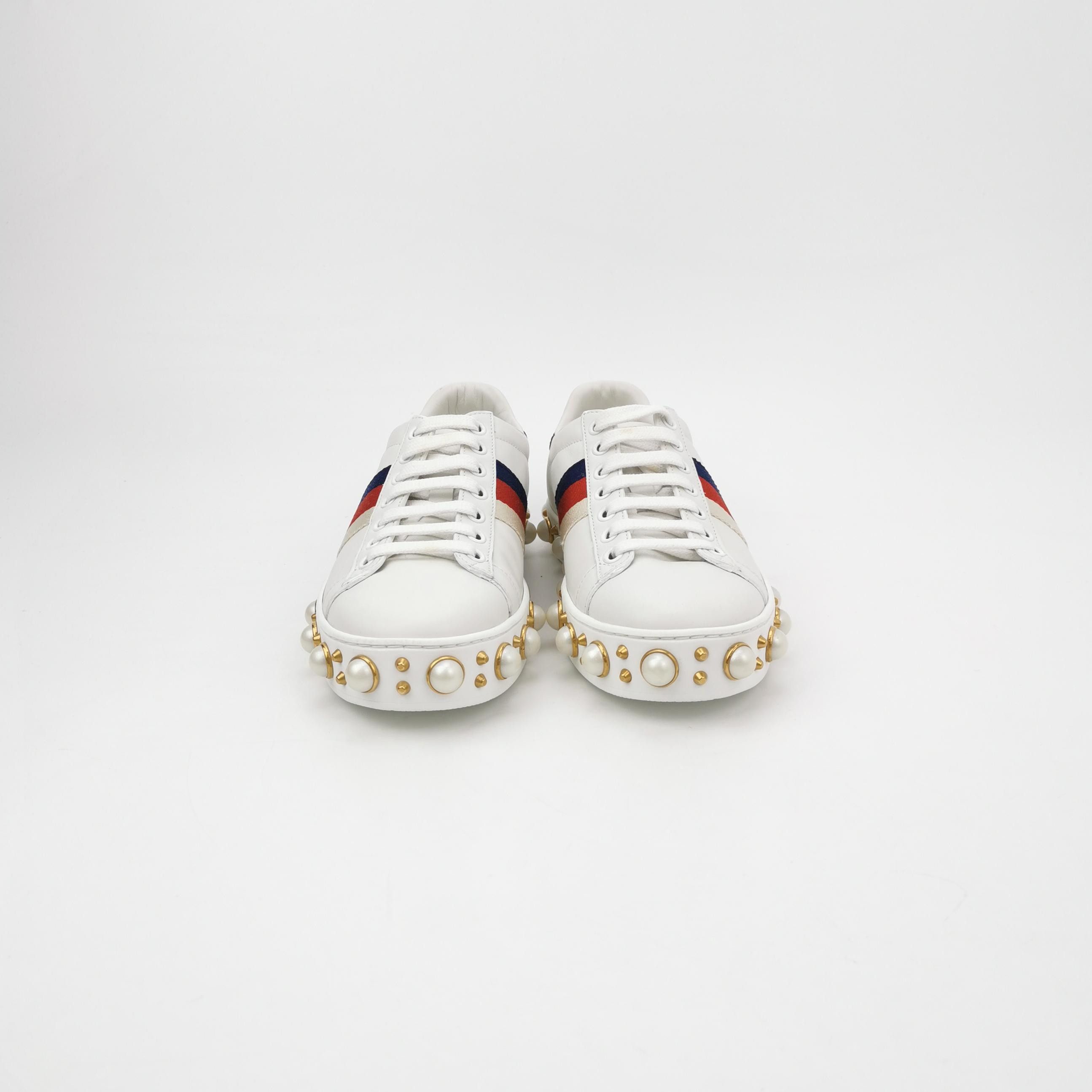 Gucci Gucci Women 5-5 Lowtop Sneakers Size US 5.5 / IT 35.5 - 3 Thumbnail
