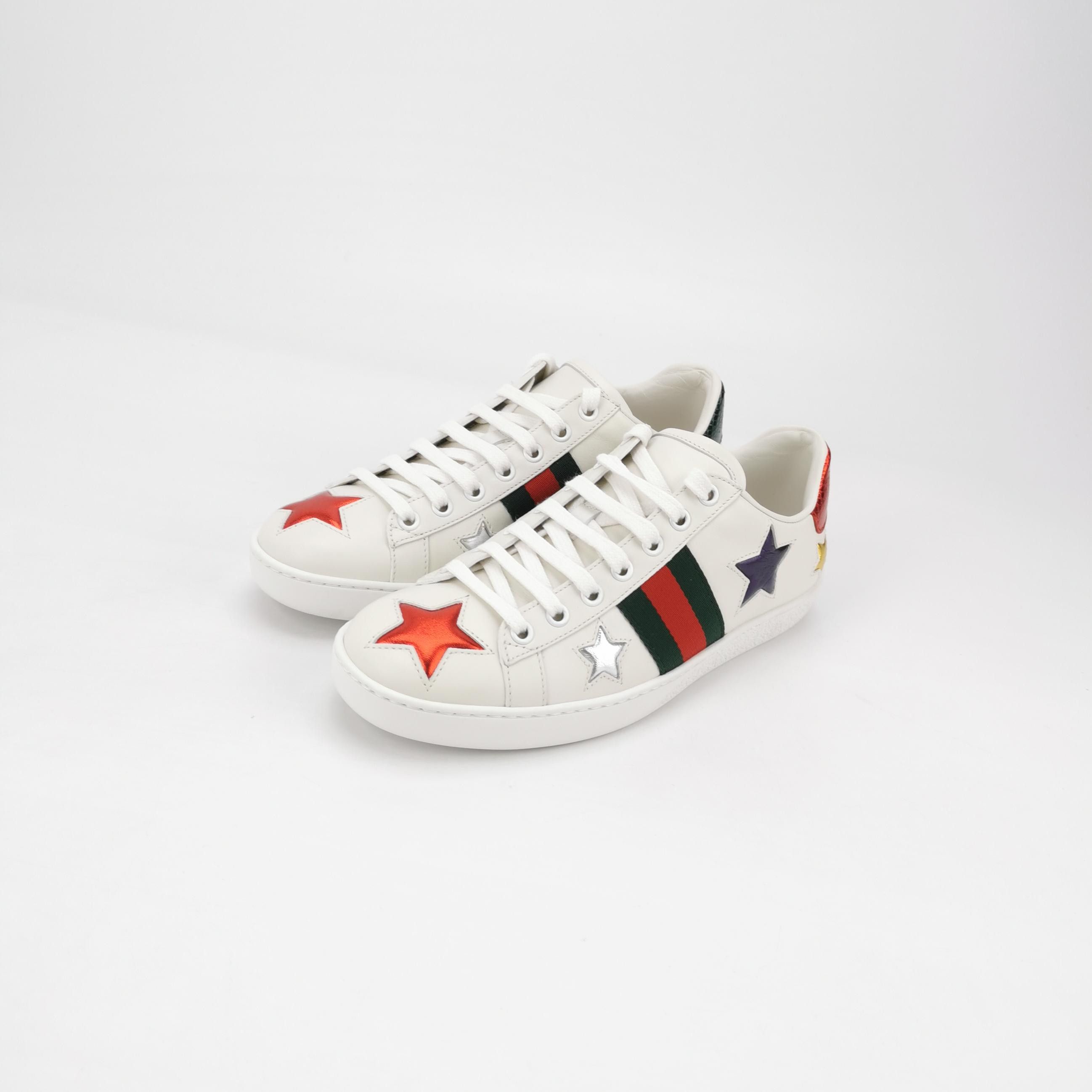Gucci Gucci Women 6-5 Lowtop Sneakers Size US 6.5 / IT 36.5 - 2 Thumbnail