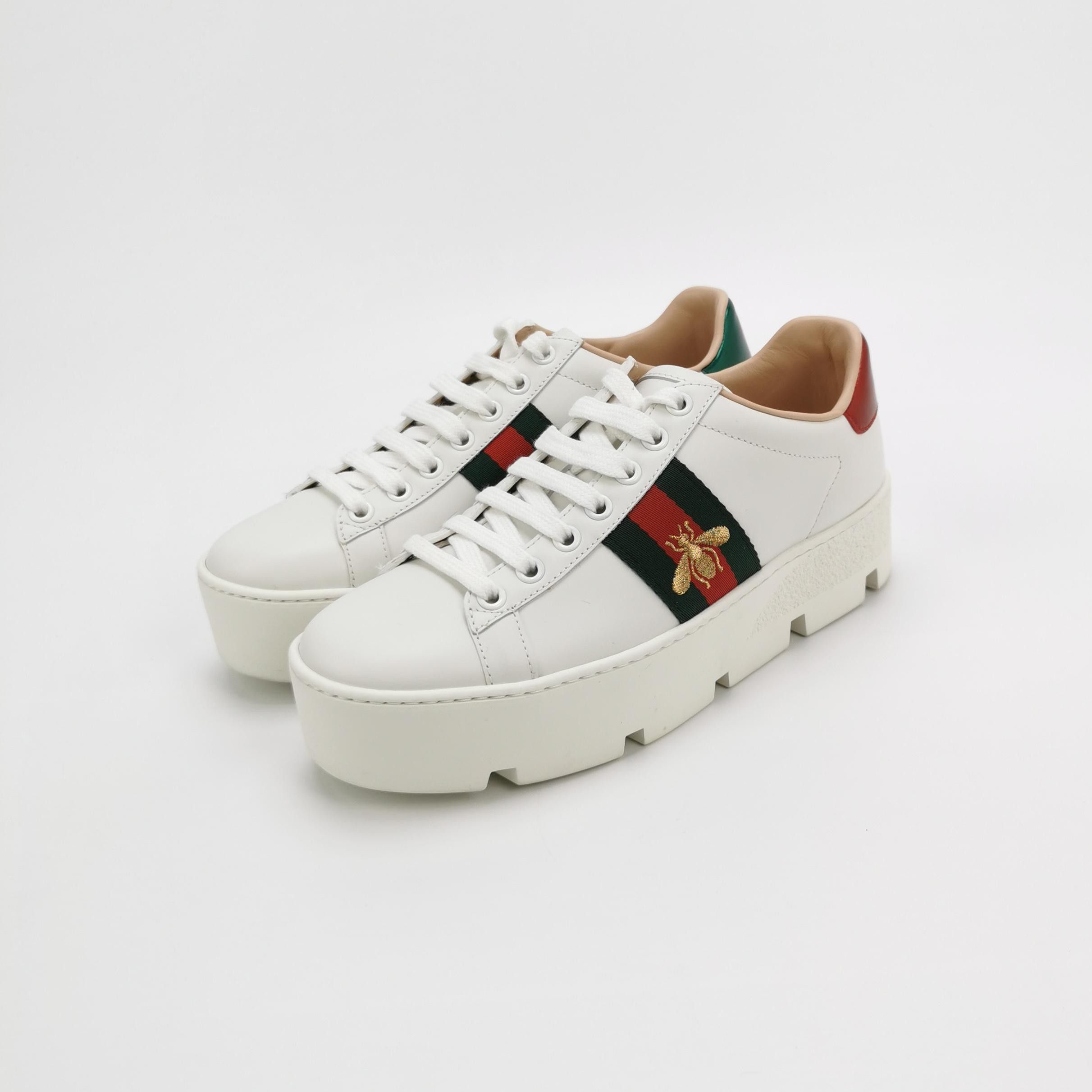 Gucci Gucci Women 5-5 Lowtop Sneakers Size US 5.5 / IT 35.5 - 2 Thumbnail