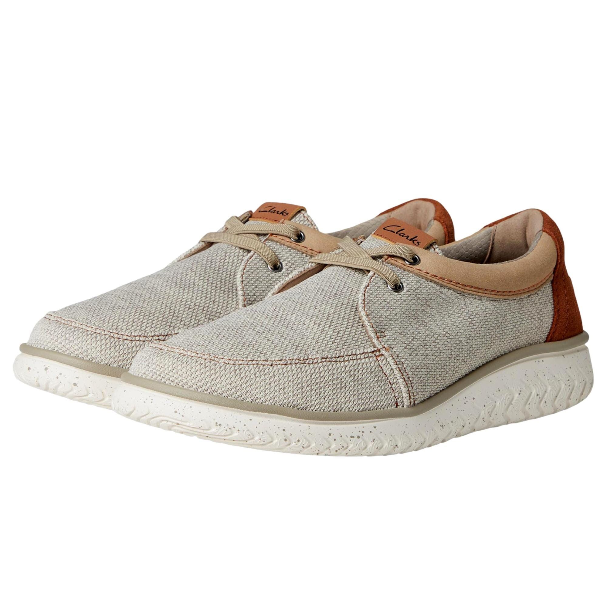 Clarks RelaxLite Lace Sand Textile 26181997 Size US 9.5 / EU 42-43 - 4 Thumbnail