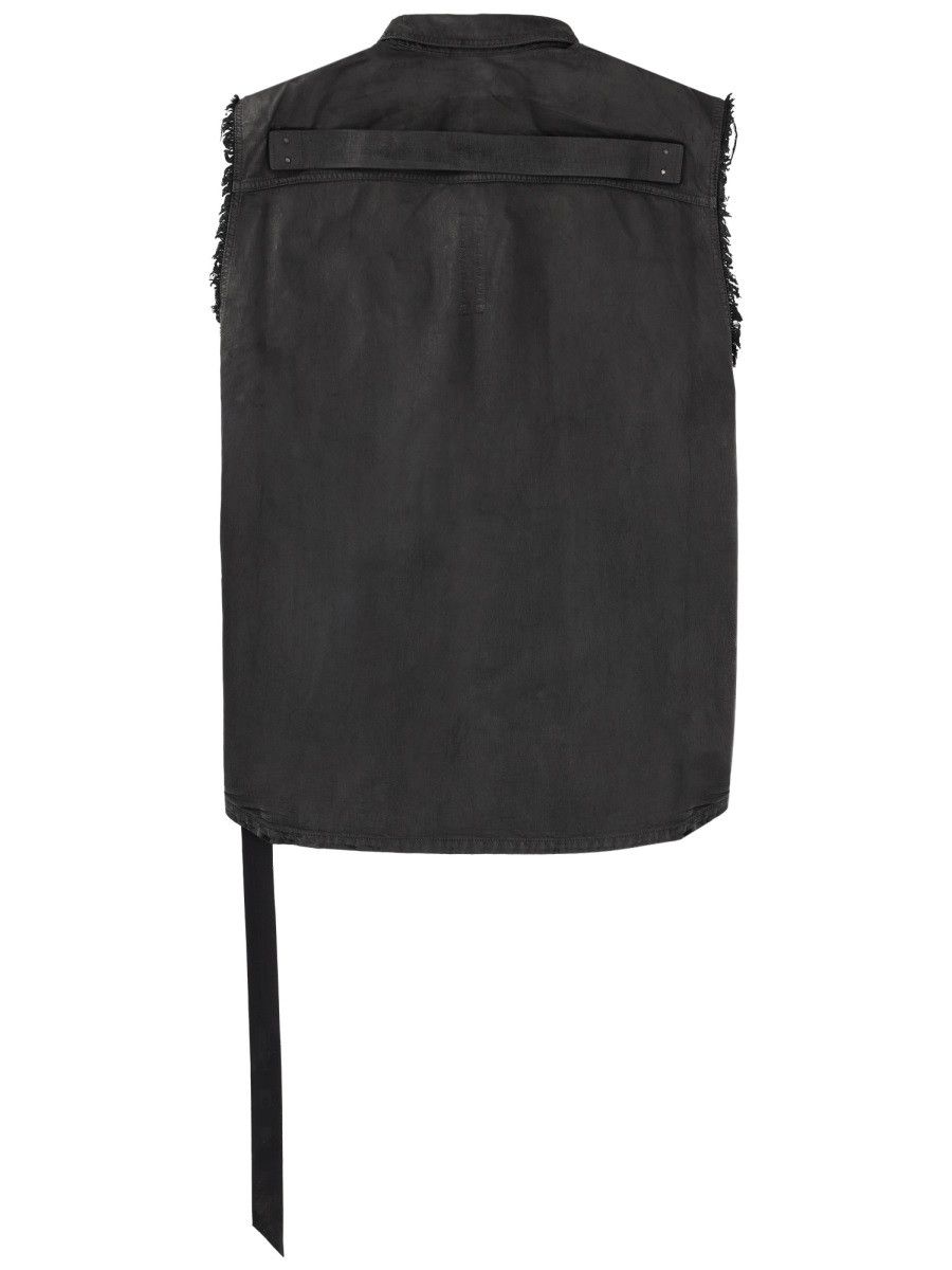 Rick Owens Drkshdw RICK OWENS DRKSHDW "SL TOMMY JUMBO" JACKET - BLACK Size US M / EU 48-50 / 2 - 3 Thumbnail