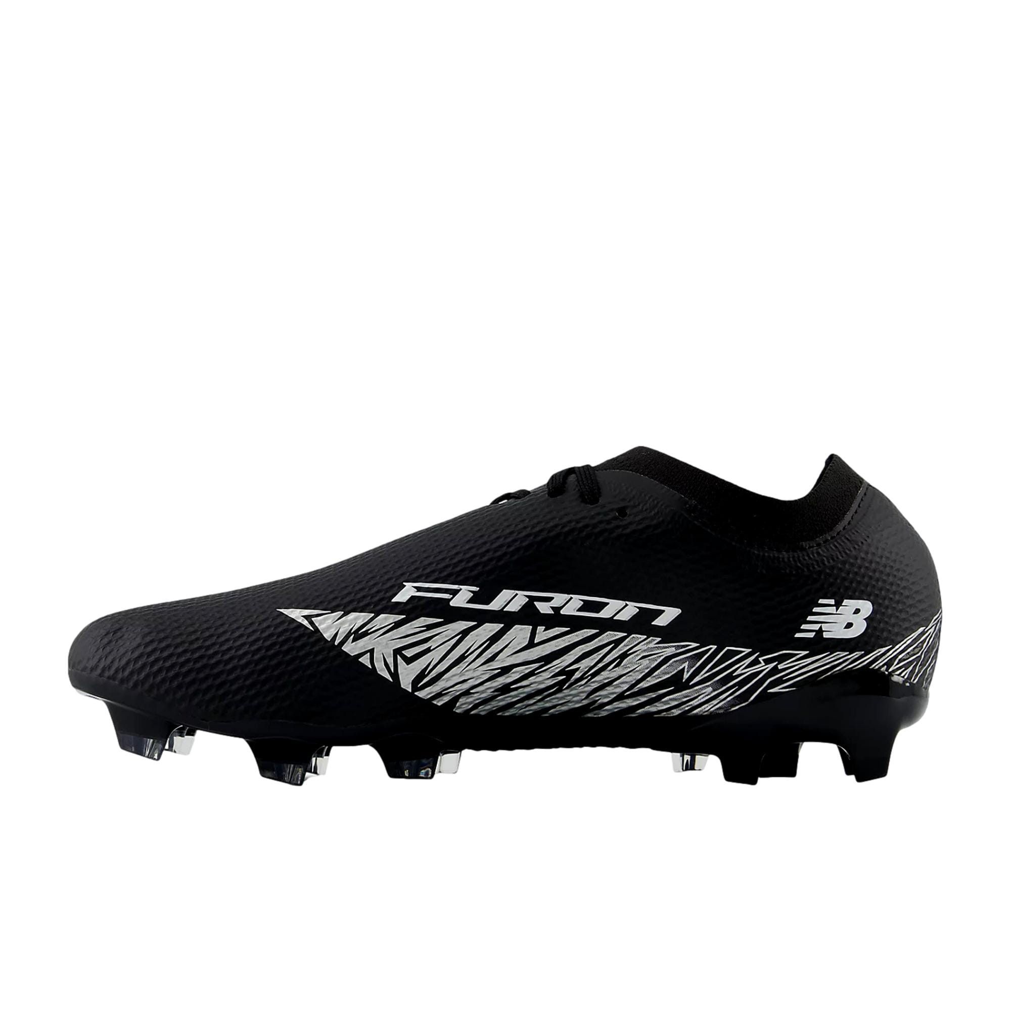New Balance Furon Team FG V8 Black / Metallic Silver / White SF3FBG8 Size US 9.5 / EU 42-43 - 2 Thumbnail