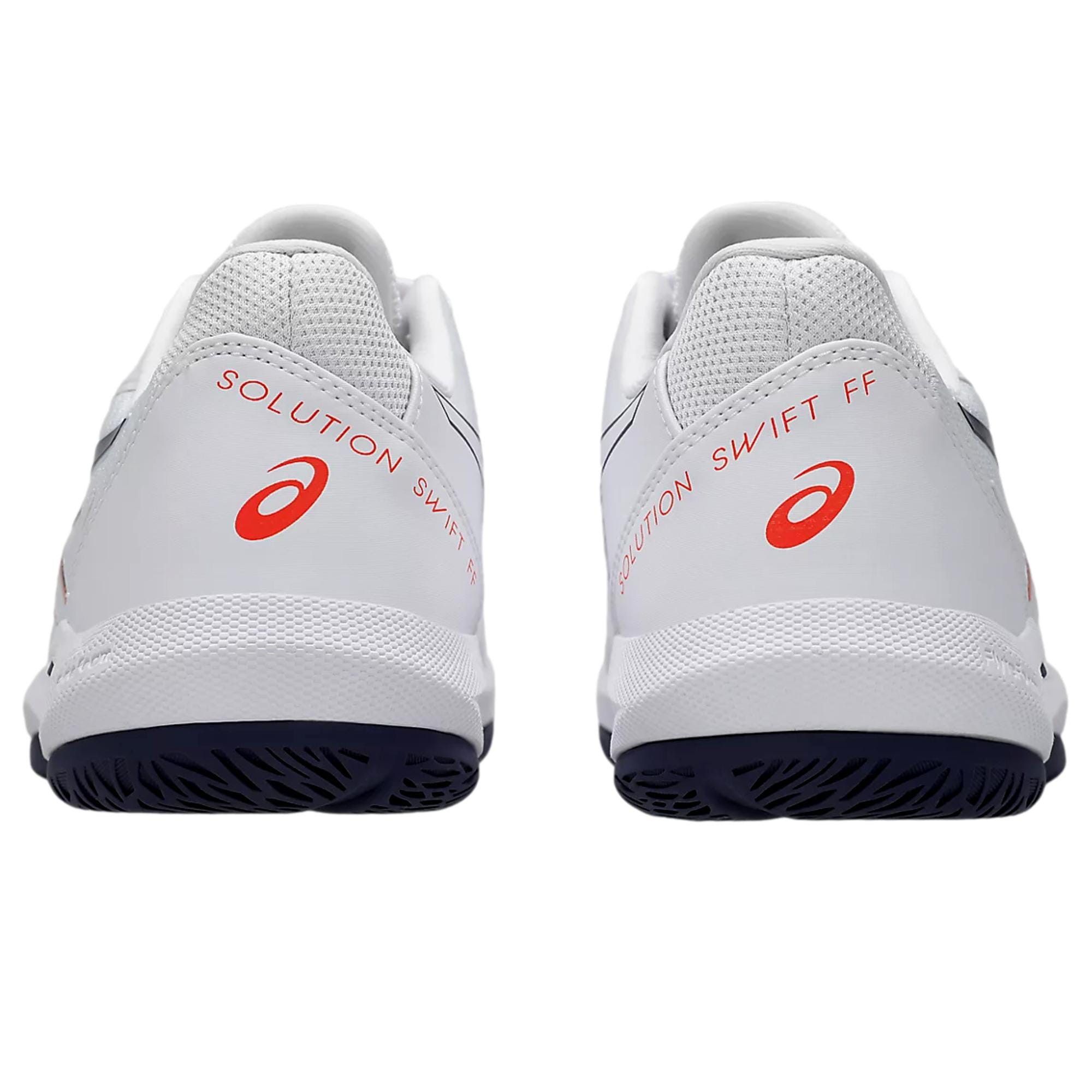 Asics Solution Swift FF 2 White / Nova Orange 1041A466-102 Size US 10 / EU 43 - 4 Thumbnail