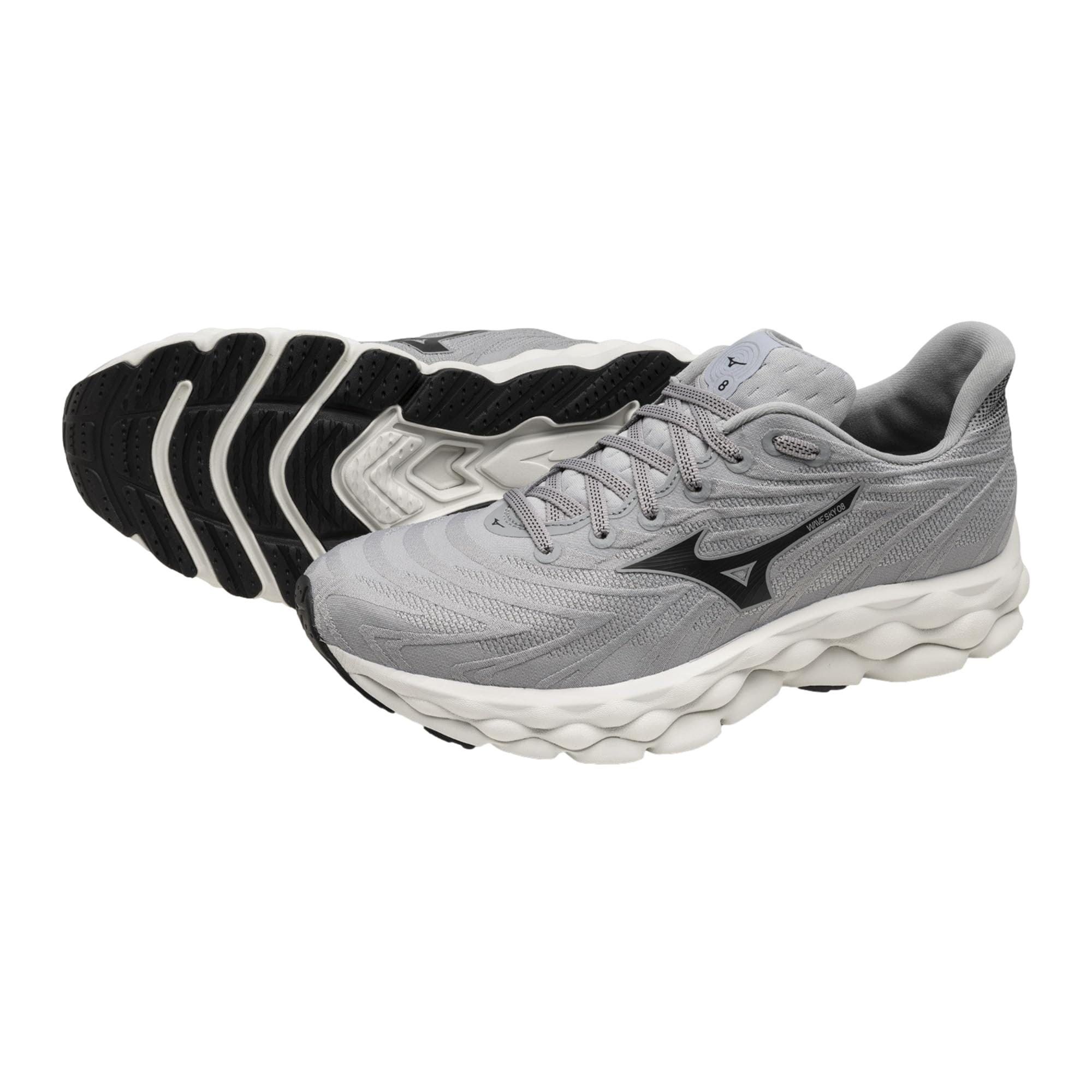 Mizuno Wave Sky 8 Ultimate Grey / White J1GC240203 Size US 10 / EU 43 - 4 Thumbnail