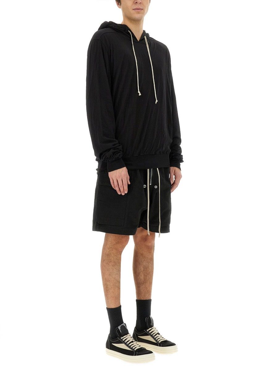 Rick Owens Drkshdw RICK OWENS DRKSHDW HOODIE - BLACK Size US S / EU 44-46 / 1 - 2 Thumbnail
