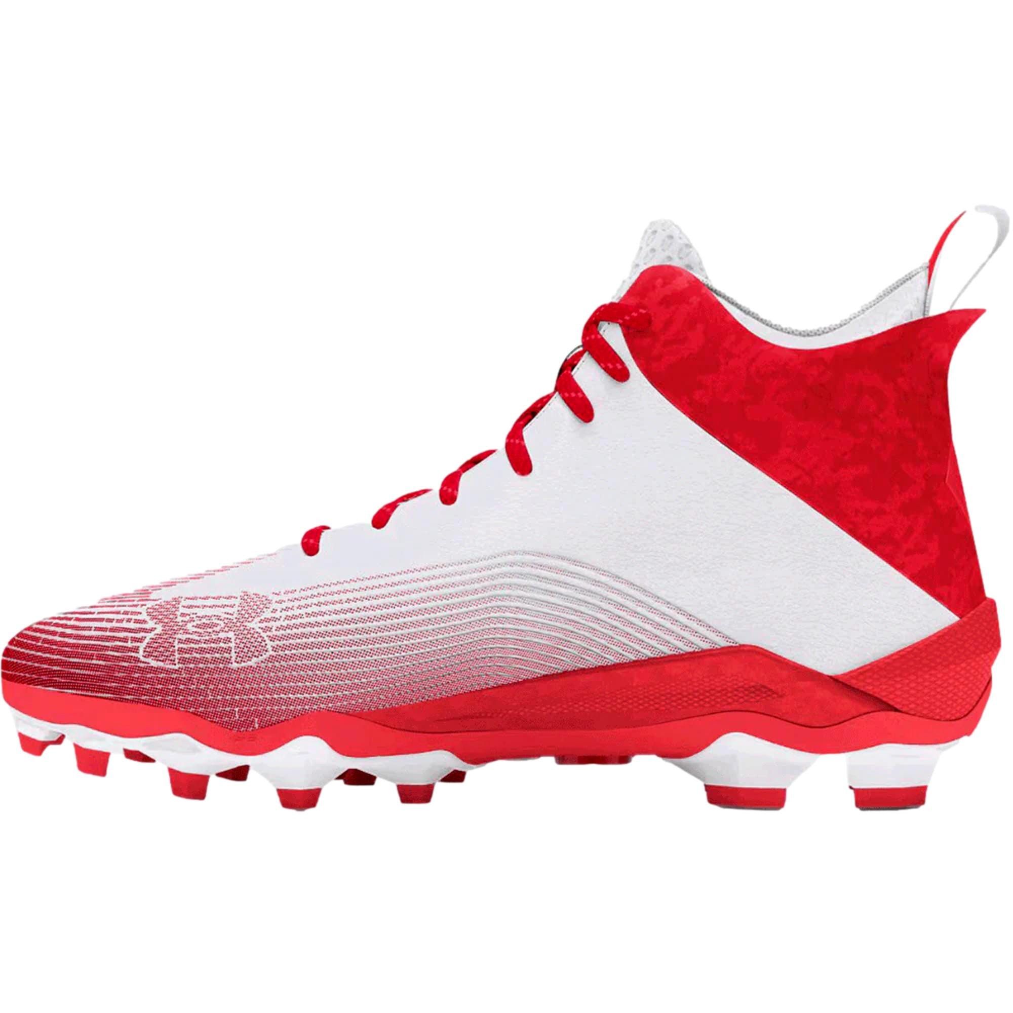 Under Armour Hammer MC 2.0 White / Red 3027306-101 Size US 10.5 / EU 43-44 - 2 Thumbnail