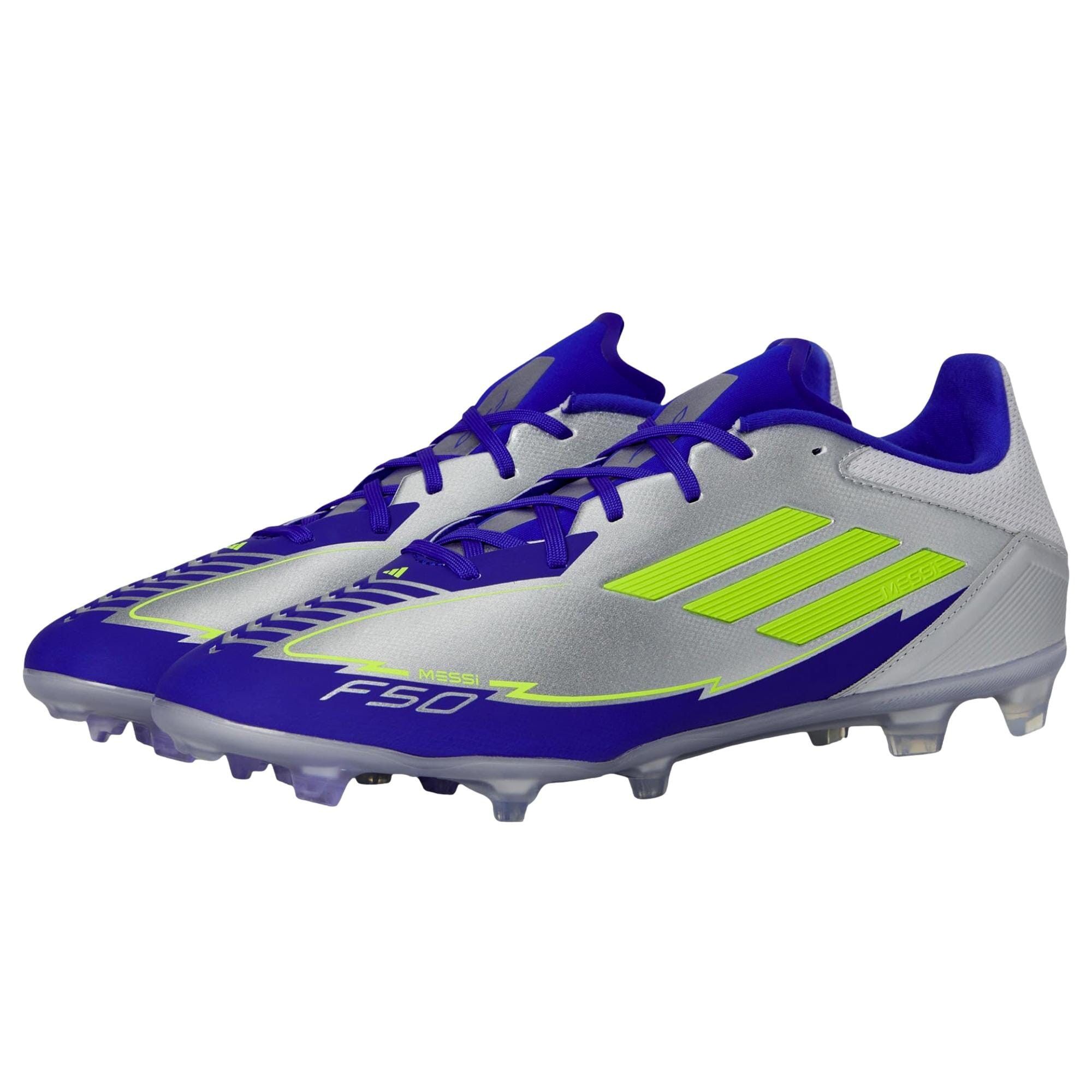 Adidas F50 League FG / MG Messi Silver Metallic IH0918 Size US 10.5 / EU 43-44 - 4 Thumbnail