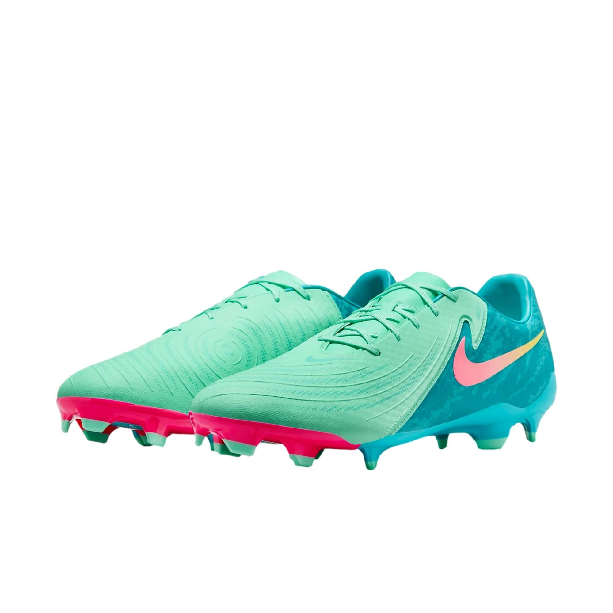 Nike Phantom GX II Academy LV8 FG/MG Green Glow/Black FJ2553-300 Size US 11 / EU 44 - 3 Thumbnail