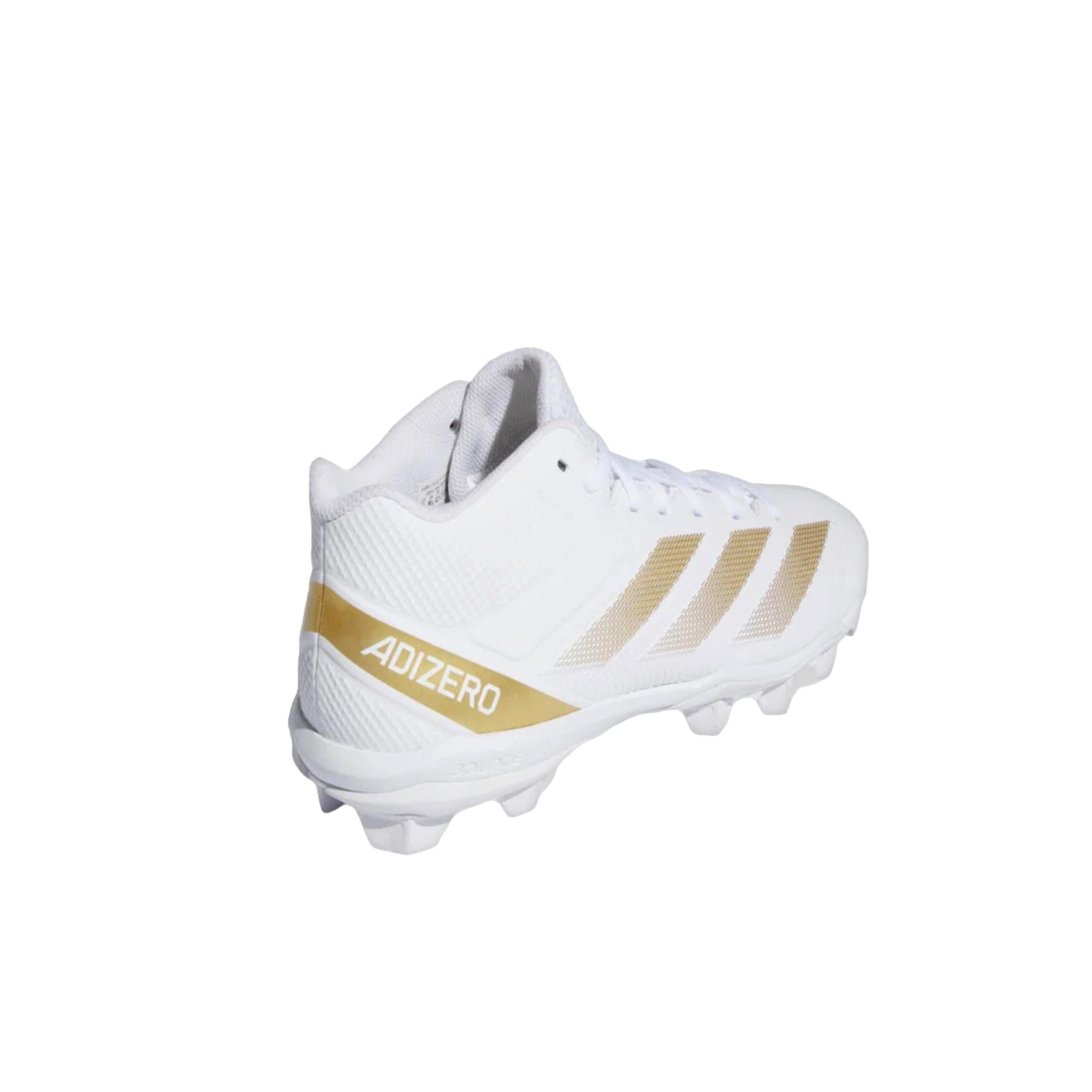 Adidas Adizero Impact .2 MD White / Gold IF5106 Size US 11 / EU 44 - 3 Thumbnail