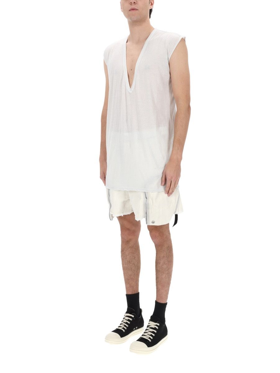 Rick Owens Drkshdw RICK OWENS DRKSHDW T-SHIRT "DYLAN T" - WHITE Size US S / EU 44-46 / 1 - 2 Thumbnail