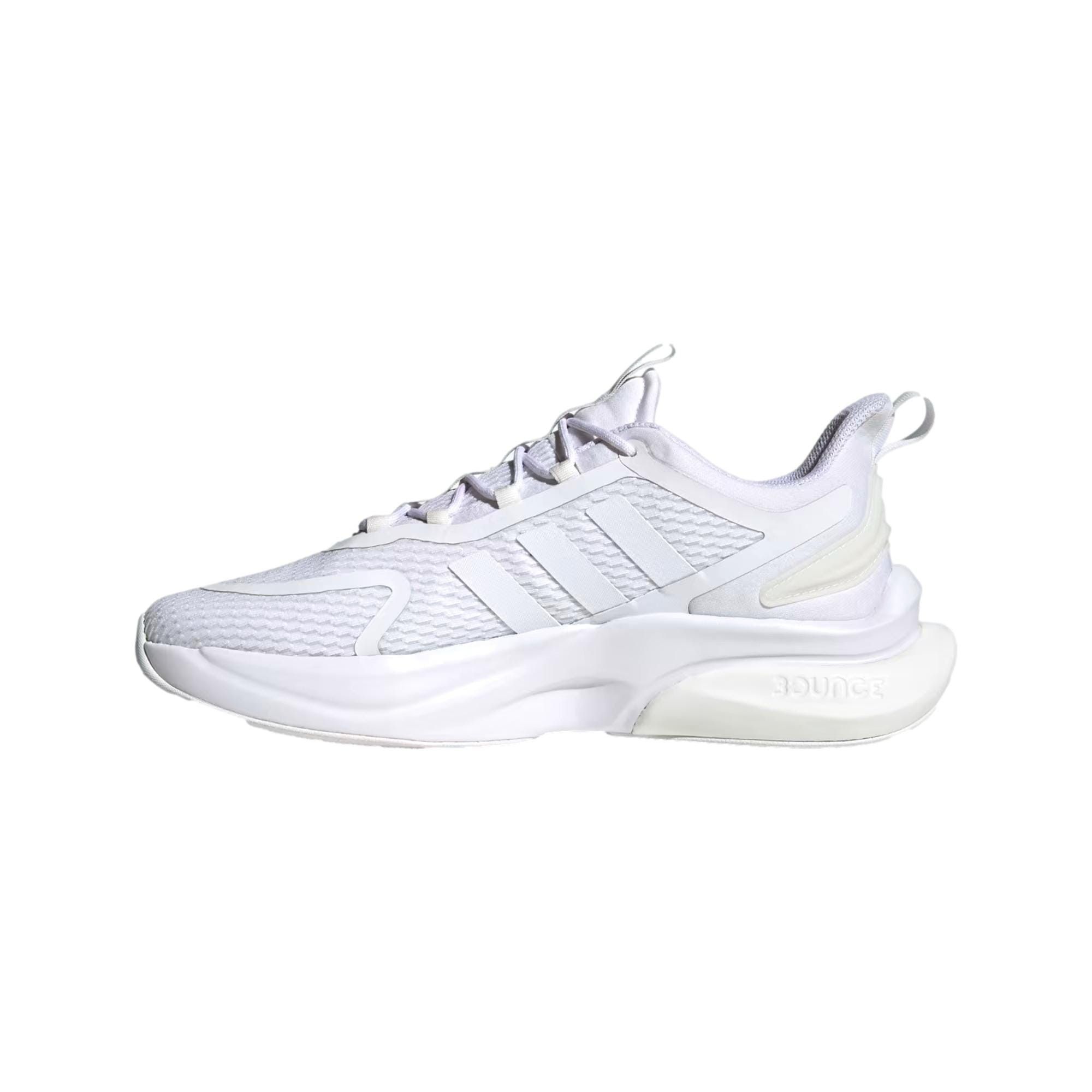 Adidas AlphaBounce + Cloud White / Cloud White / Core White HP6143 Size US 11.5 / EU 44-45 - 4 Thumbnail