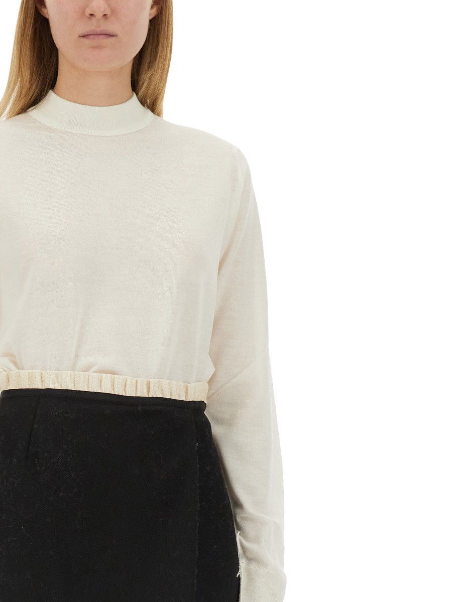 Maison Margiela MAISON MARGIELA WOOL JERSEY. - IVORY Size L / US 10 / IT 46 - 4 Thumbnail