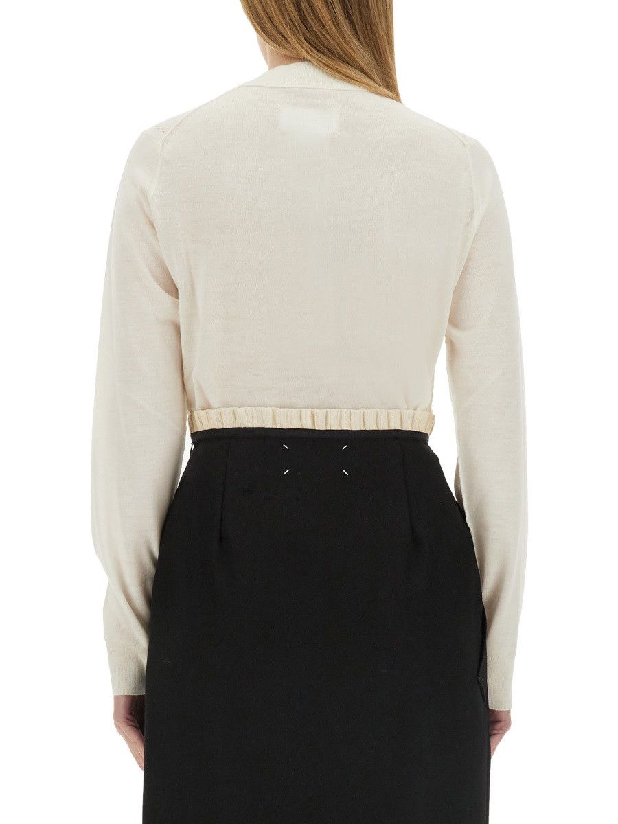 Maison Margiela MAISON MARGIELA WOOL JERSEY. - IVORY Size L / US 10 / IT 46 - 3 Thumbnail