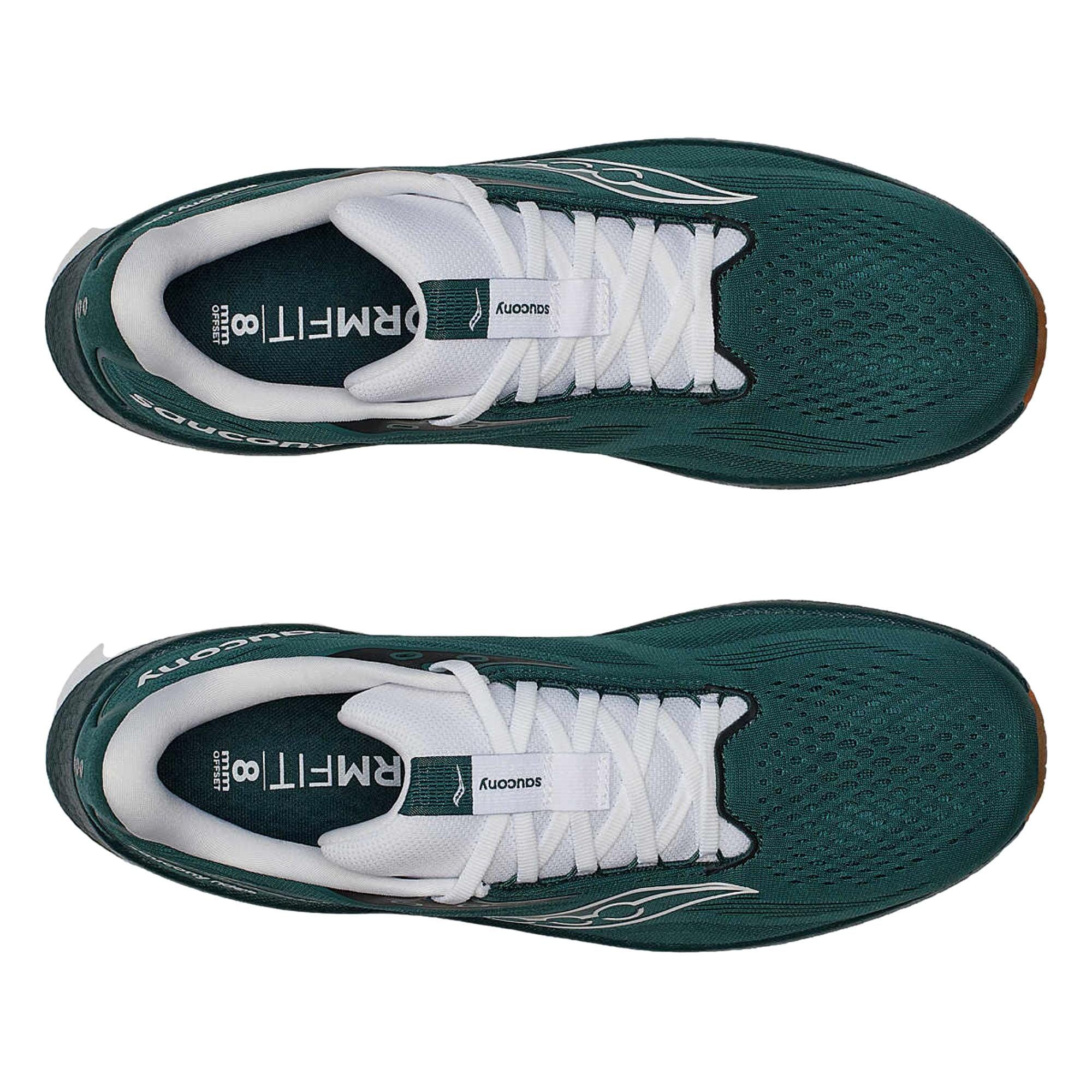 Saucony Ride 18 Pine / White S21000-203 Size US 11.5 / EU 44-45 - 2 Thumbnail