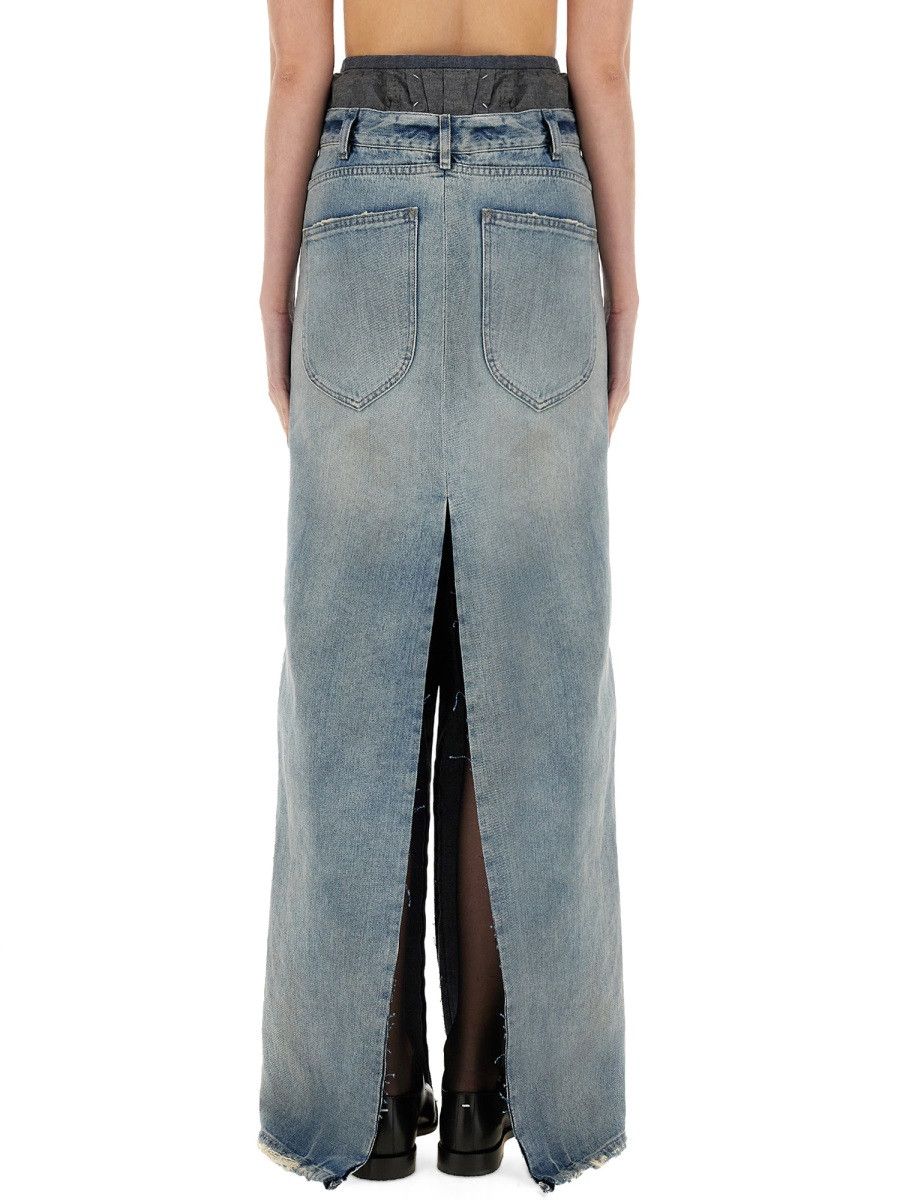 Maison Margiela MAISON MARGIELA DENIM SKIRT "ANONYMITY OF THE LINING (IT 38) Size 38" / US 16 / IT 52 - 3 Thumbnail