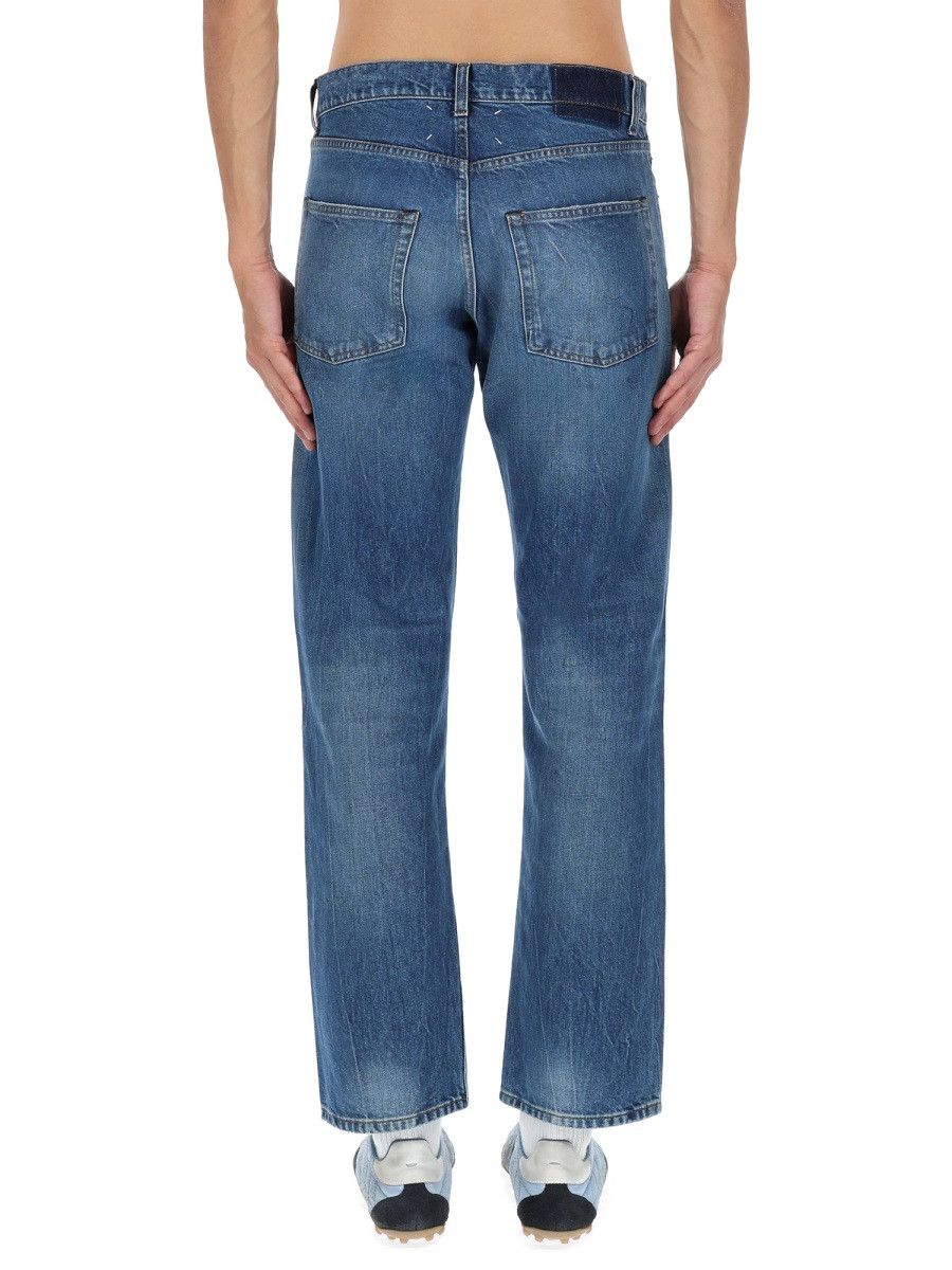 Maison Margiela MAISON MARGIELA JEANS WITH SHELTER DETAIL - BLUE (JEANS 32) Size US 32 / EU 48 - 4 Thumbnail