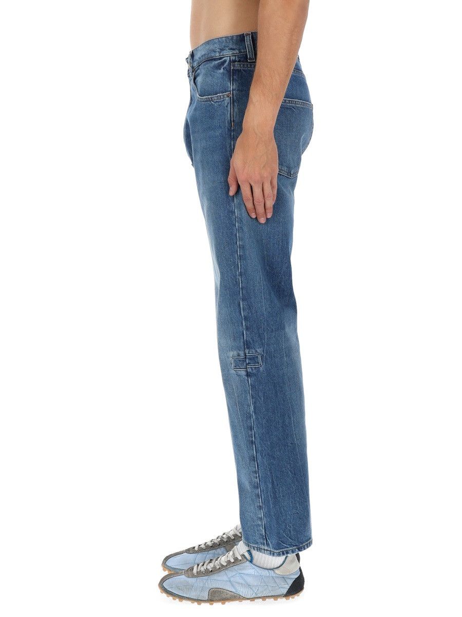Maison Margiela MAISON MARGIELA JEANS WITH SHELTER DETAIL - BLUE (JEANS 32) Size US 32 / EU 48 - 3 Thumbnail