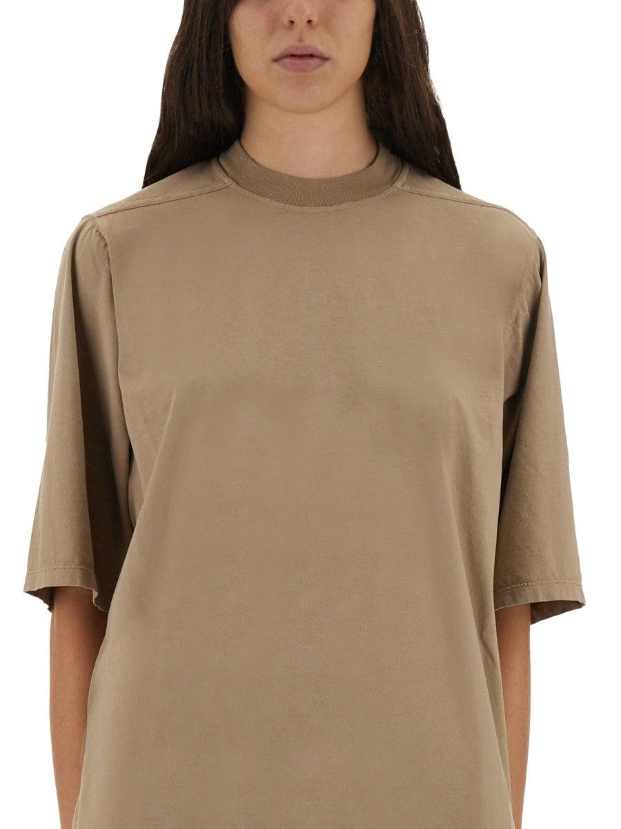 Rick Owens Drkshdw RICK OWENS DRKSHDW "JUMBO" T-SHIRT - BEIGE Size S / US 4 / IT 40 - 2 Thumbnail