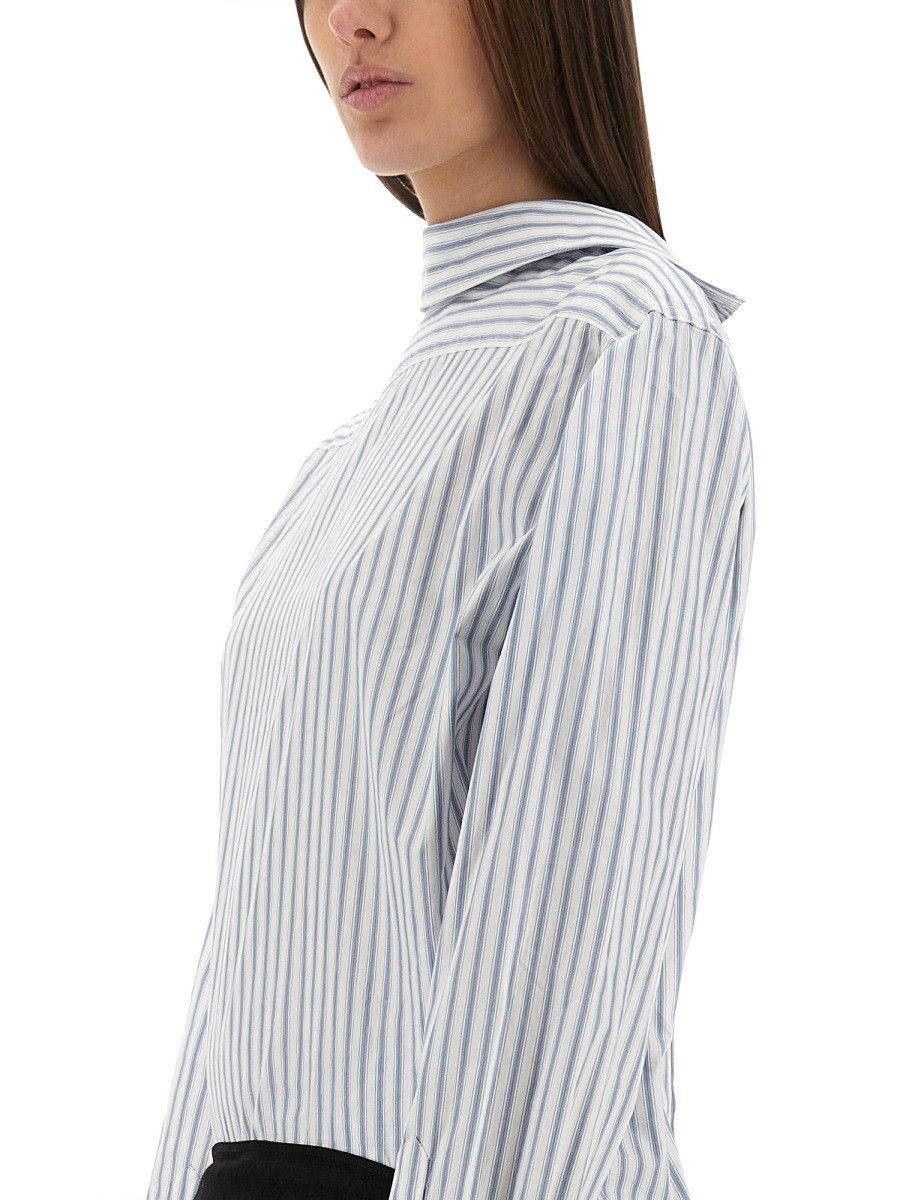 Maison Margiela MAISON MARGIELA INVERTED STRIPED DRESS-SHIRT - MULTI (IT 42) Size M / US 6-8 / IT 42-44 - 4 Thumbnail