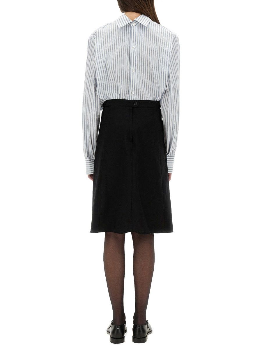 Maison Margiela MAISON MARGIELA INVERTED STRIPED DRESS-SHIRT - MULTI (IT 42) Size M / US 6-8 / IT 42-44 - 3 Thumbnail