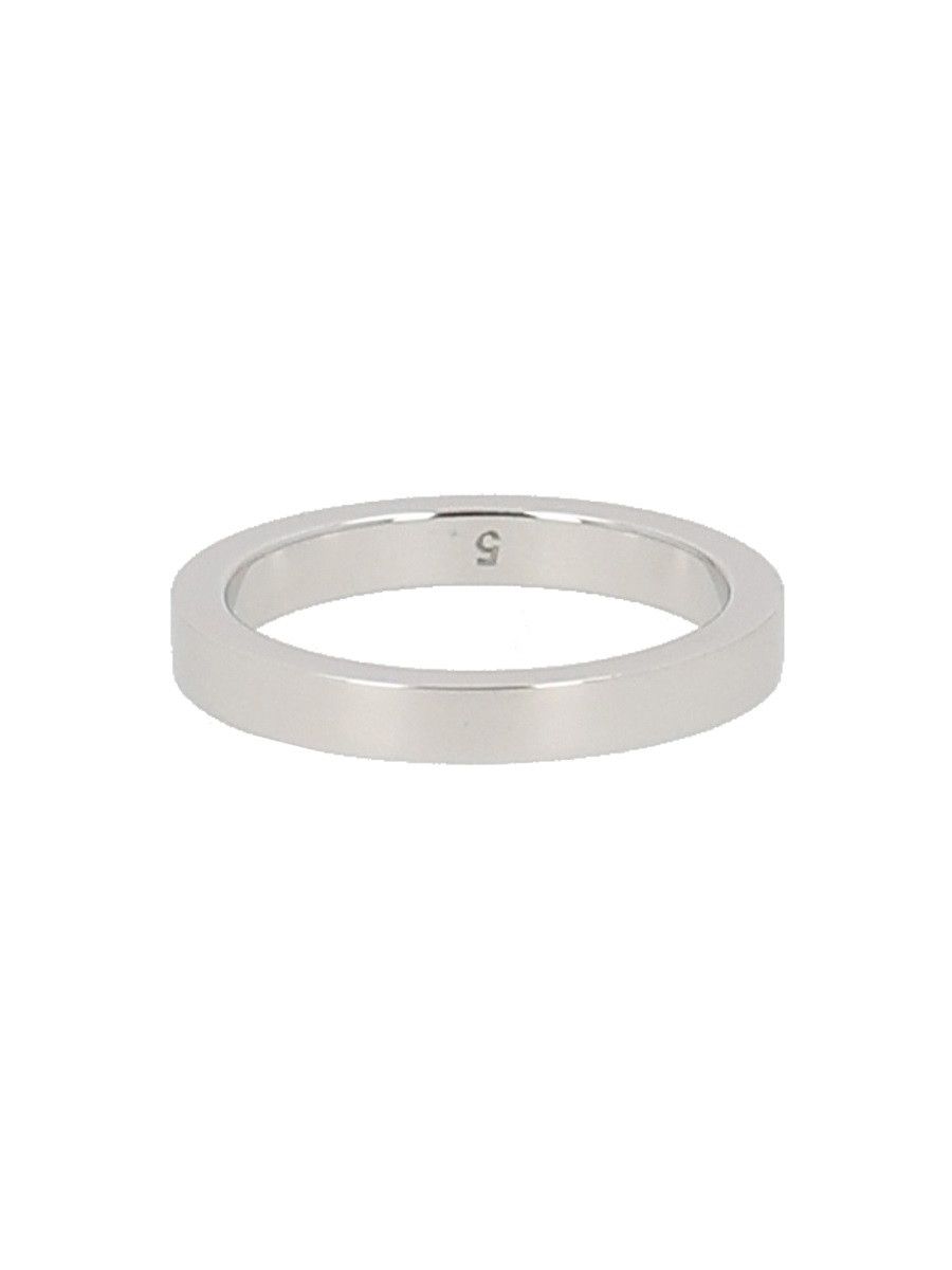 Maison Margiela MAISON MARGIELA LOGO RING - MULTICOLOUR (NUMERIC 6) Size ONE SIZE - 2 Thumbnail