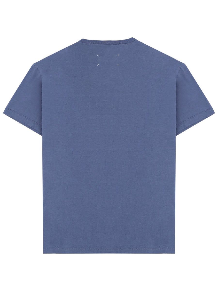 Maison Margiela MAISON MARGIELA T-SHIRT IN COTONE - BLUE (IT 52) Size US XL / EU 56 / 4 - 2 Thumbnail