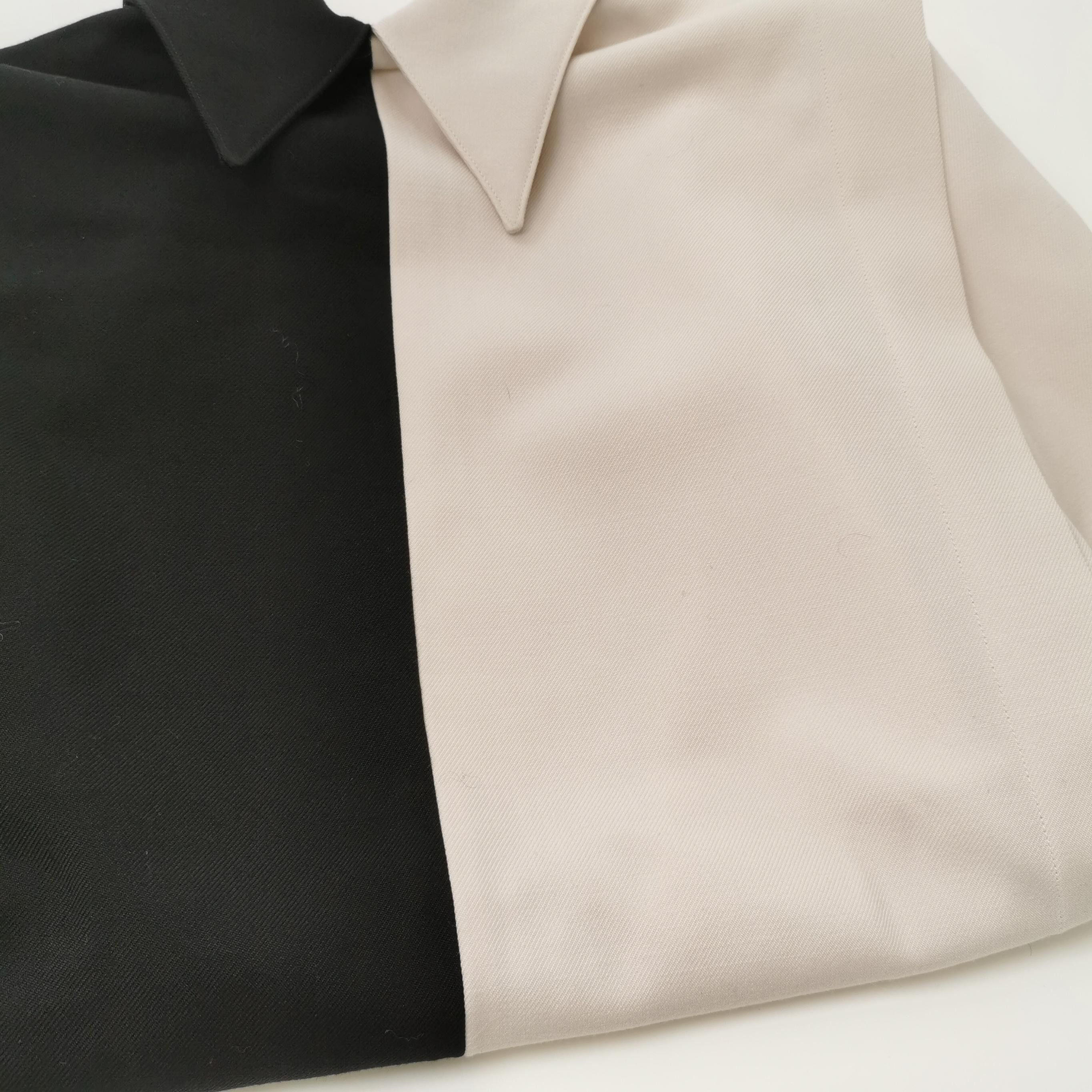 Gucci Gucci Colorblock Wool Button Up Shirt Size 38 Size XS / US 0-2 / IT 36-38 - 3 Thumbnail