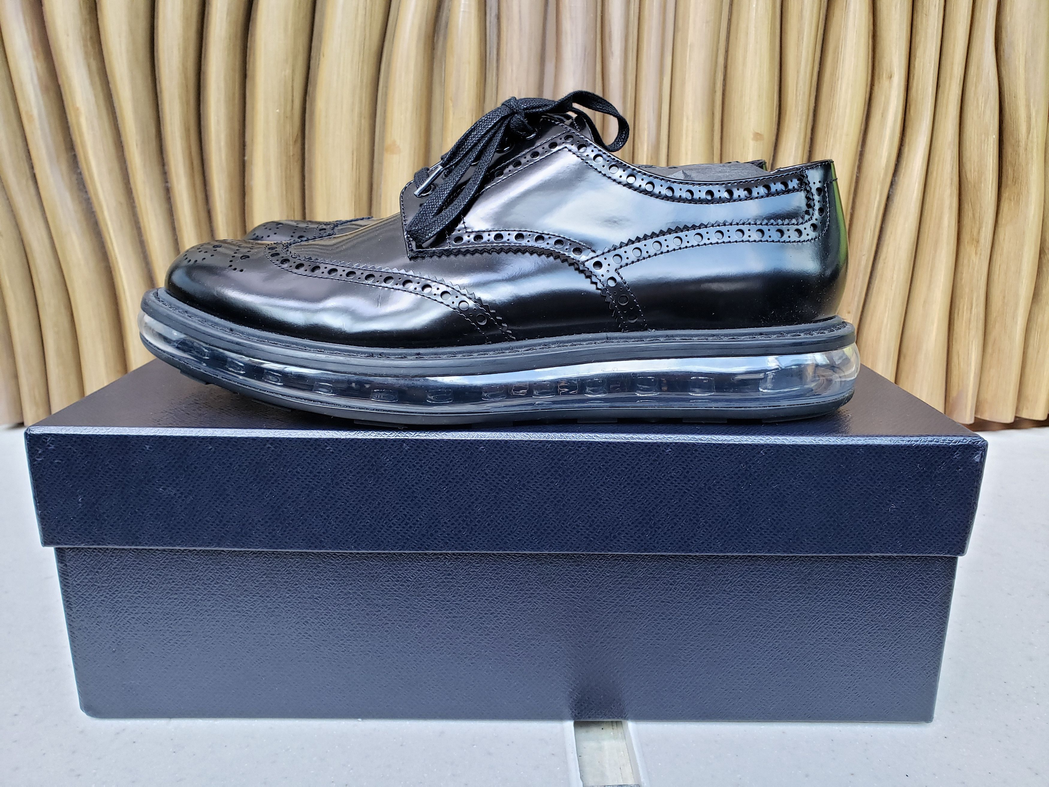 Prada Prada transparent air sole wingtip Grailed